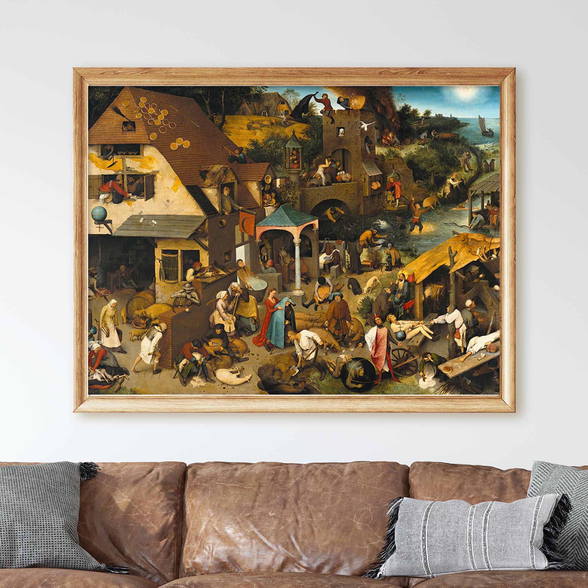 Netherlandish Proverbs (1559) by Pieter Bruegel the Elder - Image 2