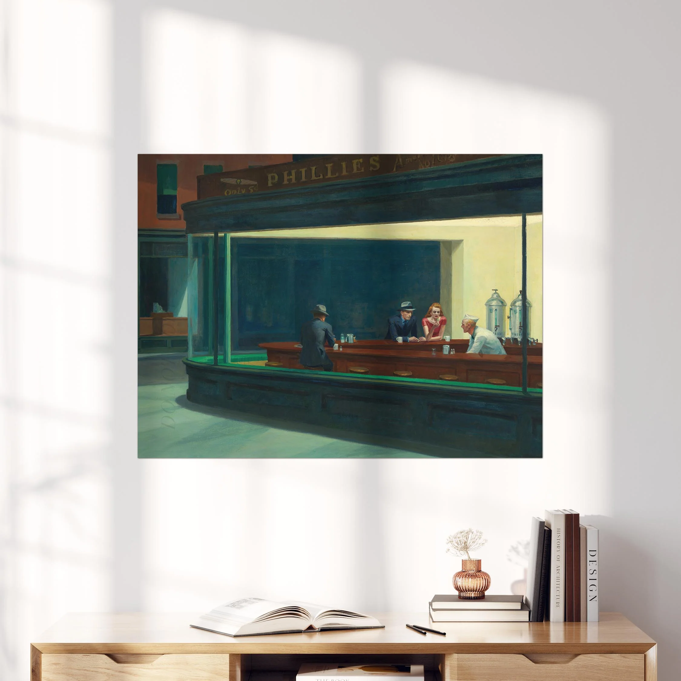 Nighthawks by Edward Hopper - Image 4