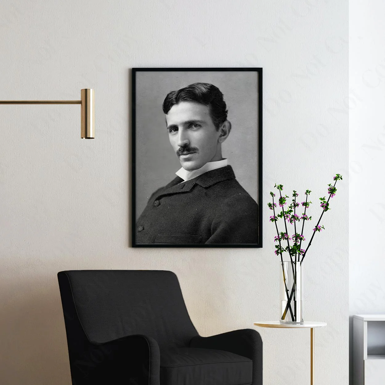 Nikola Tesla Portrait - Image 2