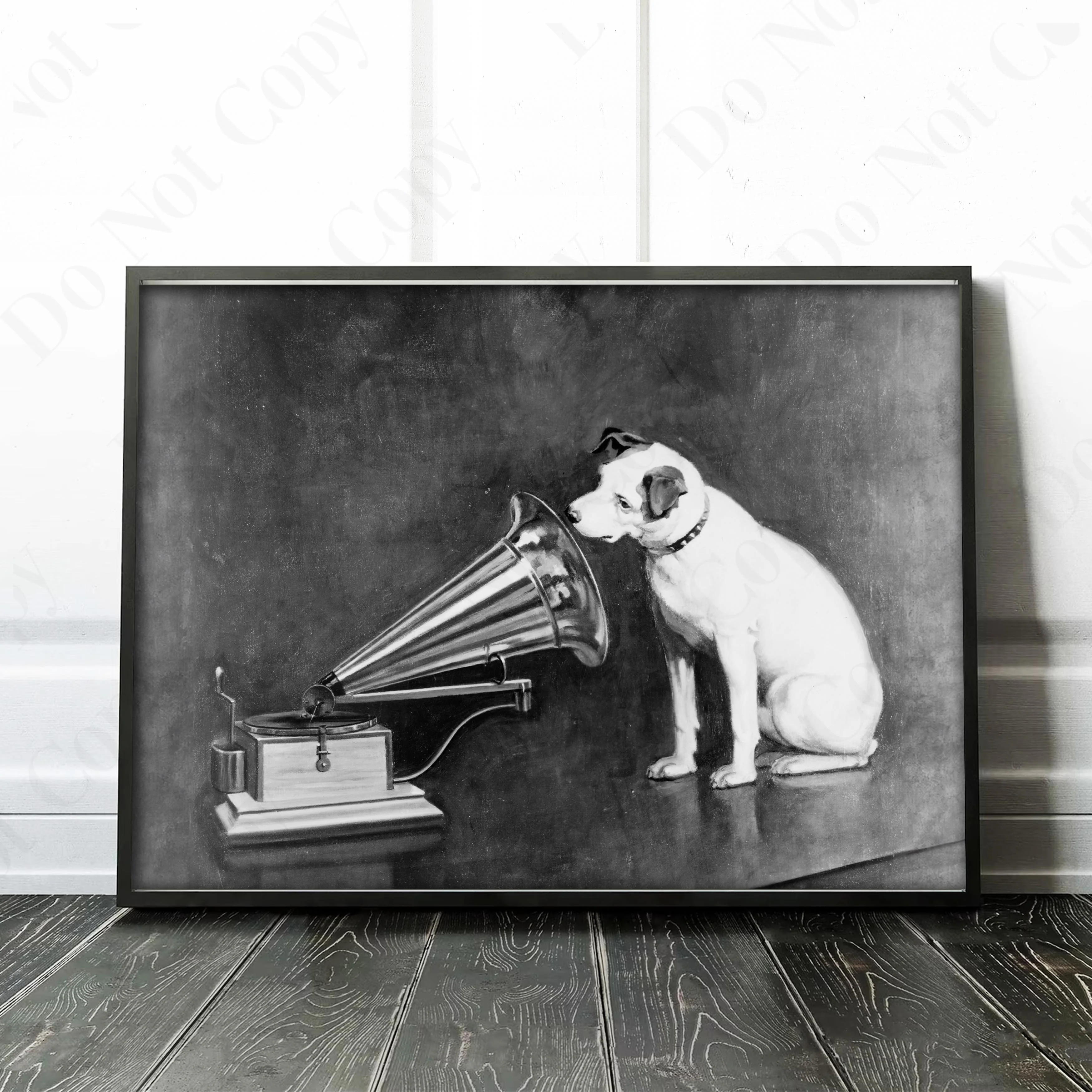 Nipper the Dog Listening to a Phonograph 1898