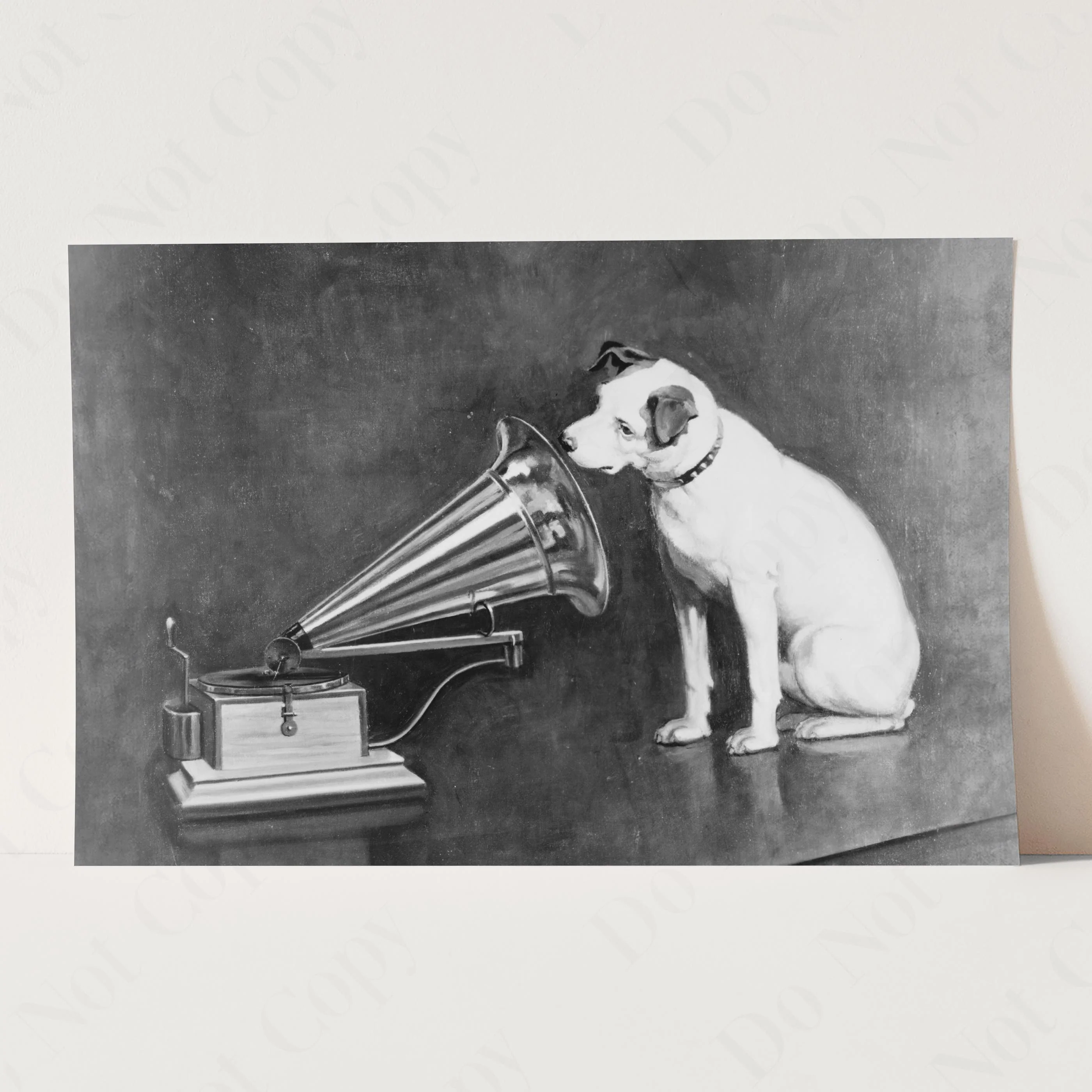 Nipper the Dog Listening to a Phonograph 1898 - Image 3