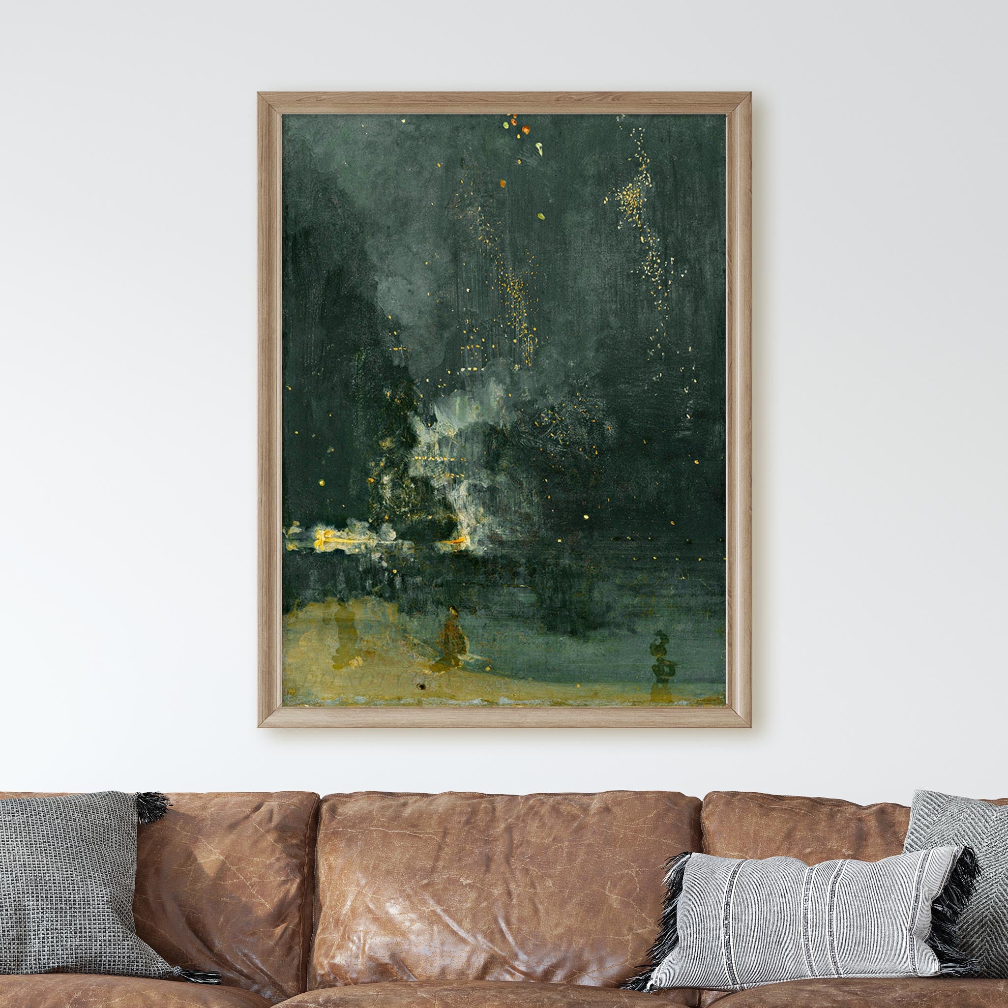 Nocturne in Black and Gold, The Falling Rocket, 1872 by James Abbott McNeill - Image 2