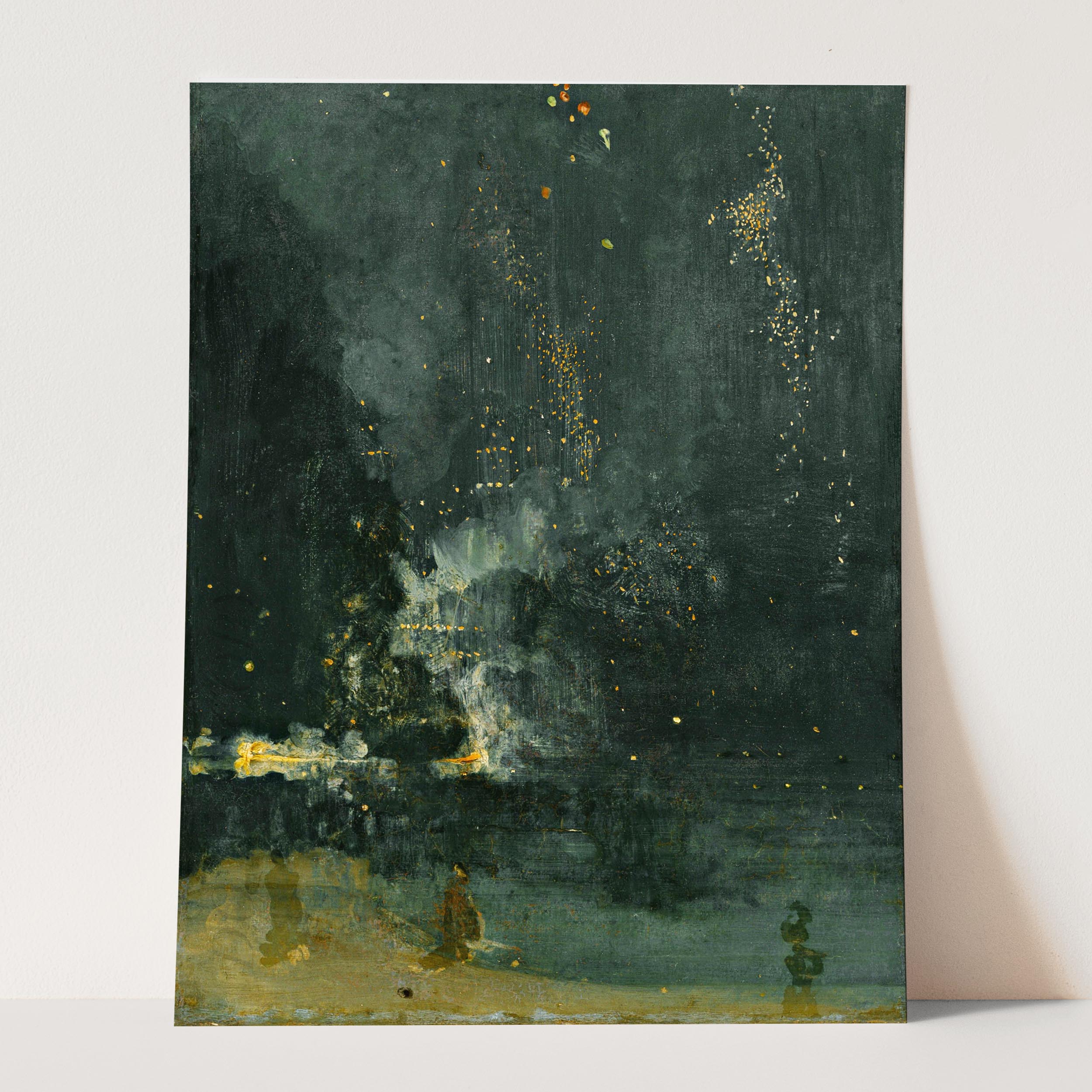 Nocturne in Black and Gold, The Falling Rocket, 1872 by James Abbott McNeill - Image 3