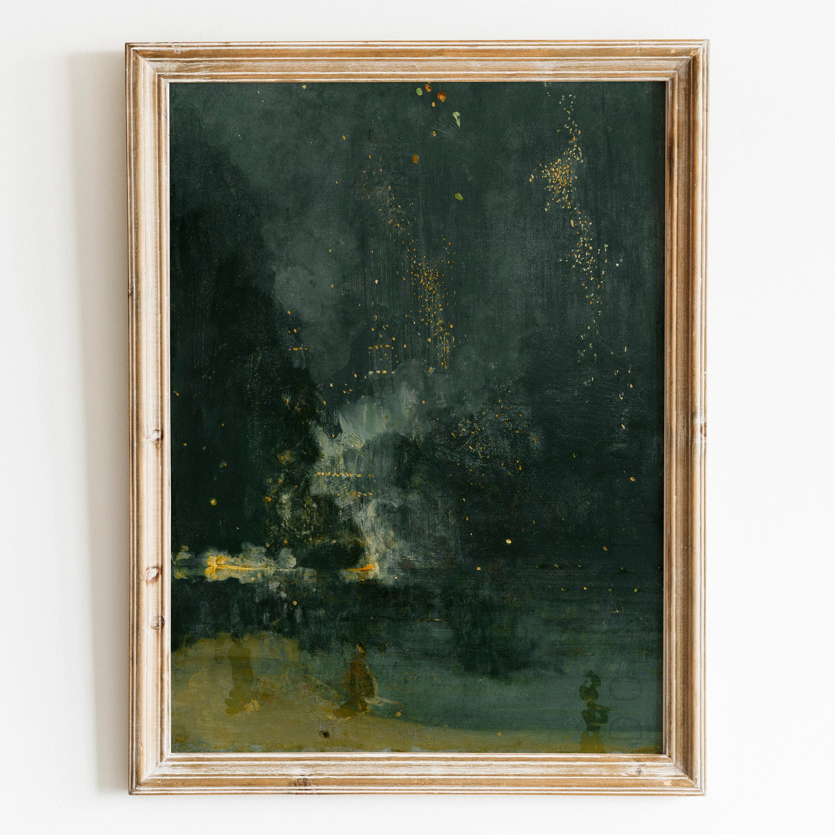 Nocturne in Black and Gold, The Falling Rocket, 1872 by James Abbott McNeill