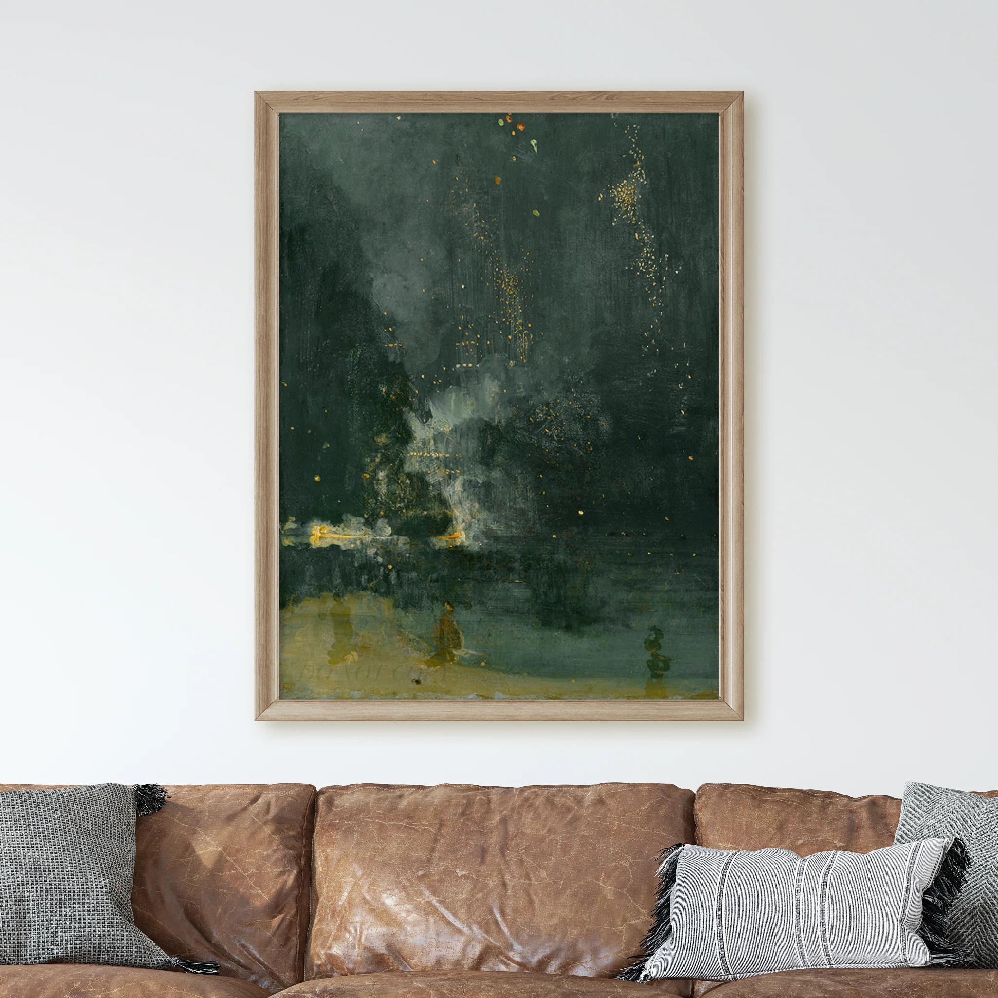 Nocturne in Black and Gold, The Falling Rocket, 1872 by James Abbott McNeill - Image 2