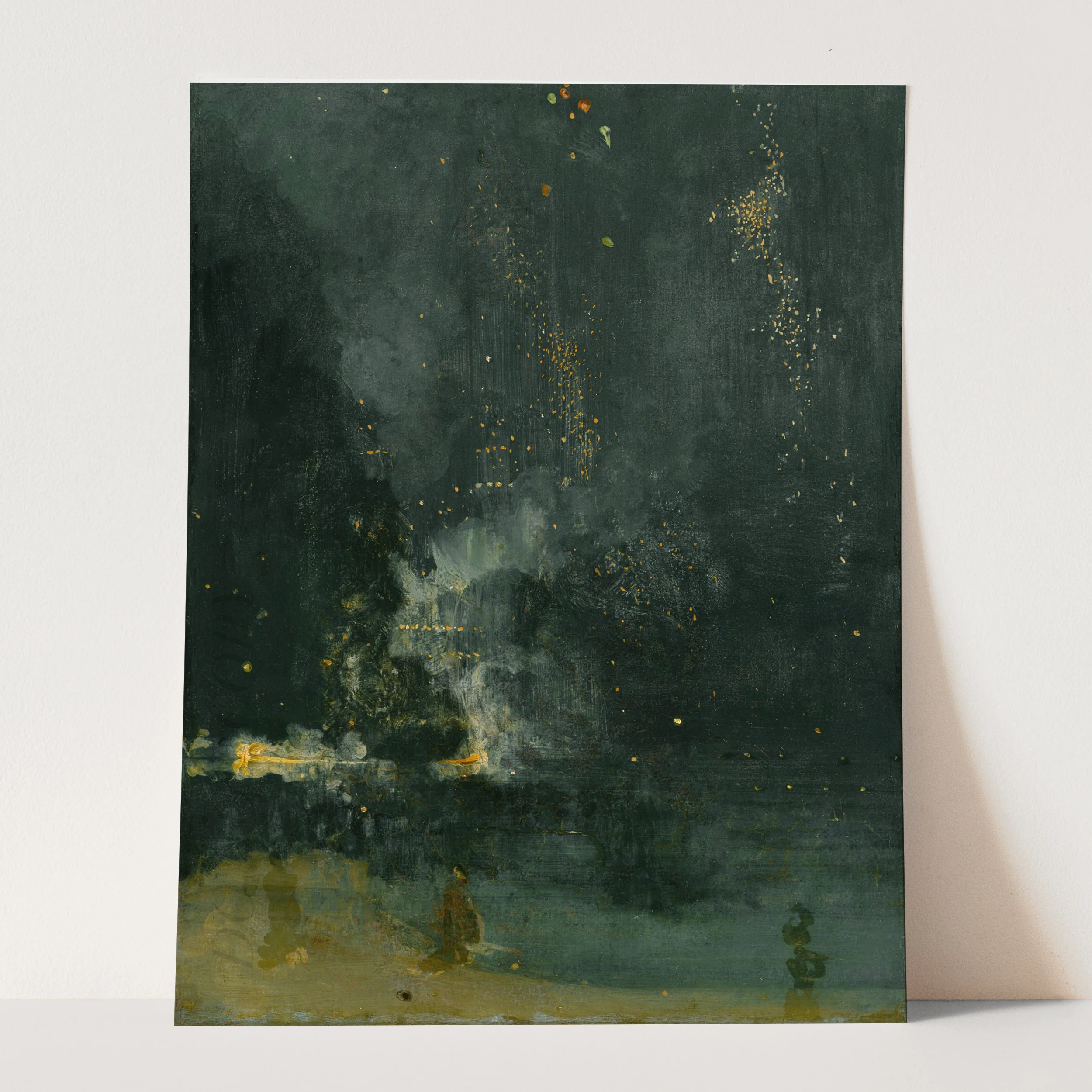 Nocturne in Black and Gold, The Falling Rocket, 1872 by James Abbott McNeill - Image 3