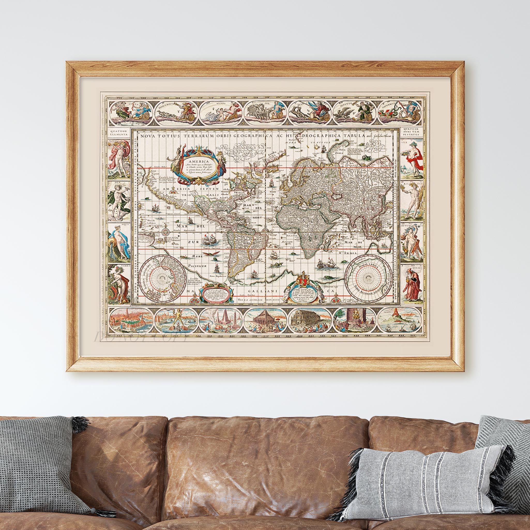 Nova Totius World Map - Image 2