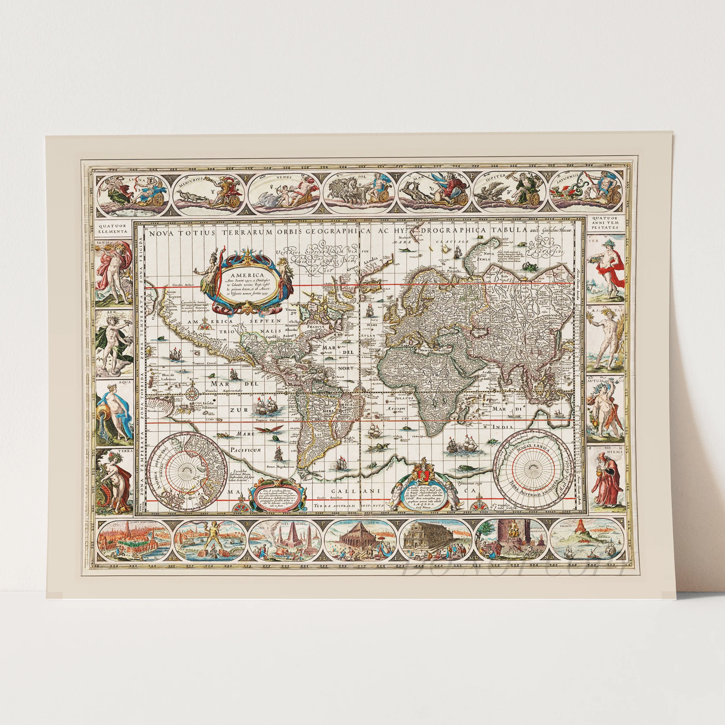 Nova Totius World Map - Image 3