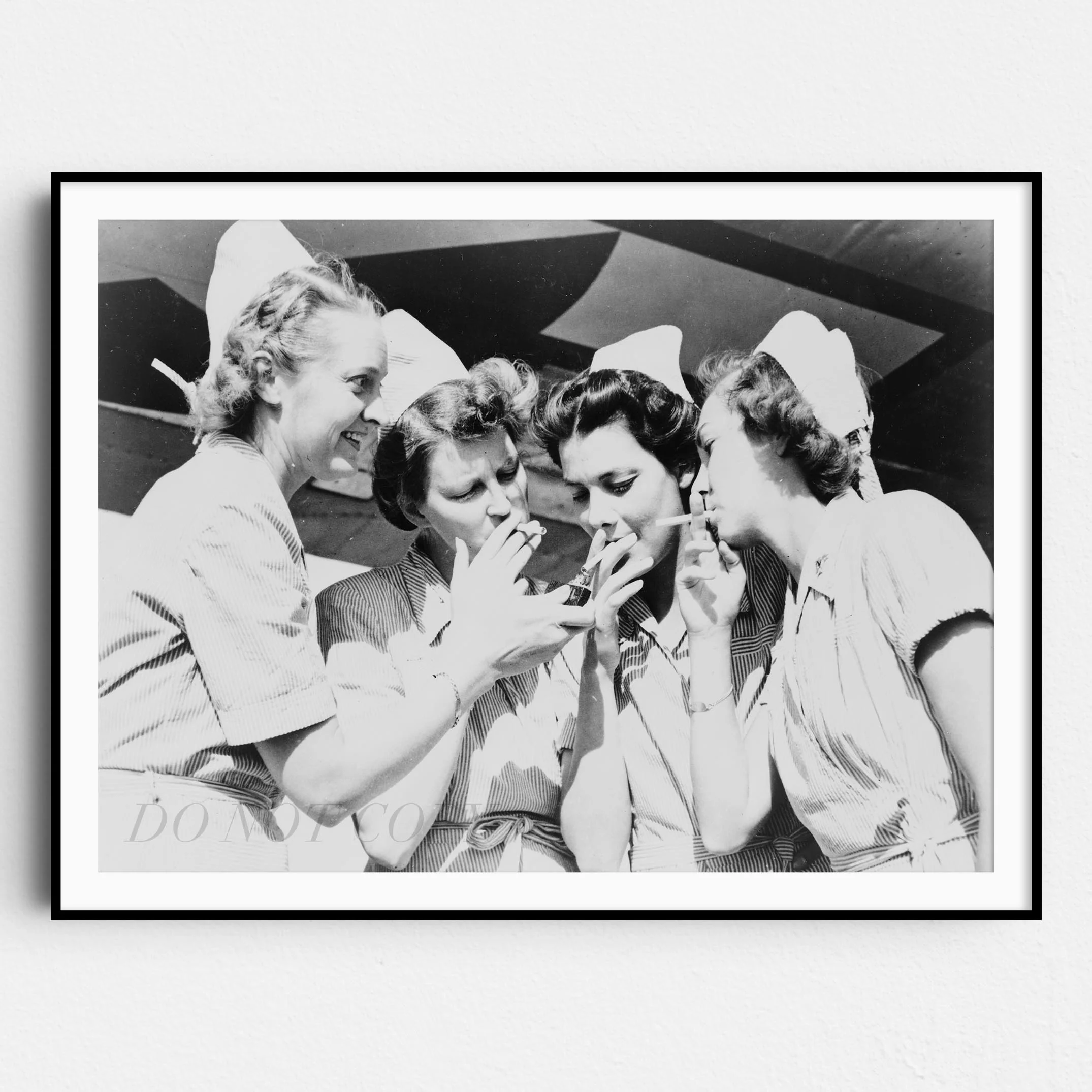Nurses Lighting Up