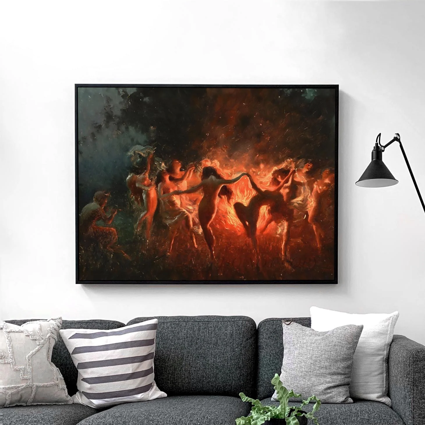 Nymphs Dancing to Pan’s Flute by Joseph Tomanek - Image 2