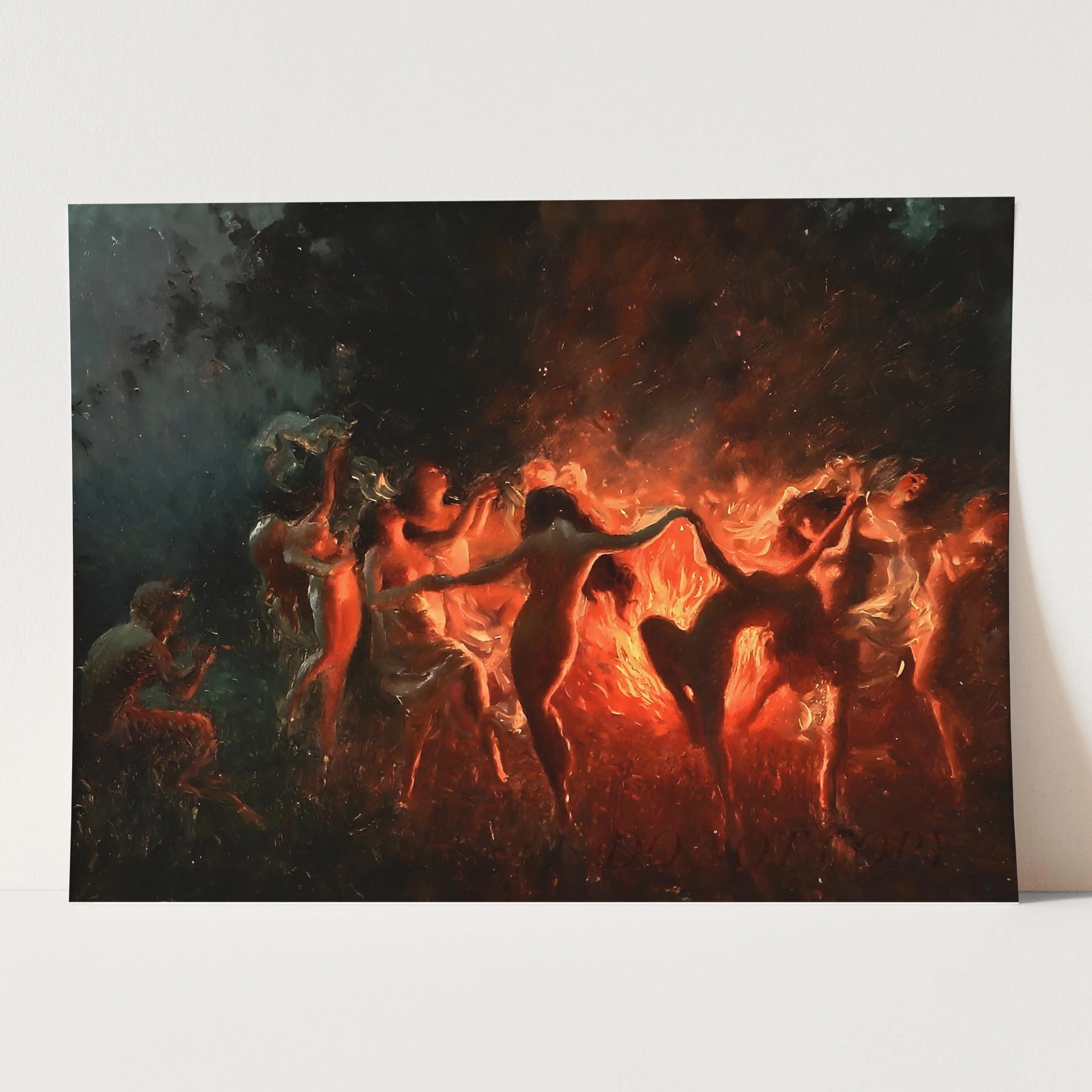 Nymphs Dancing to Pan’s Flute by Joseph Tomanek - Image 3