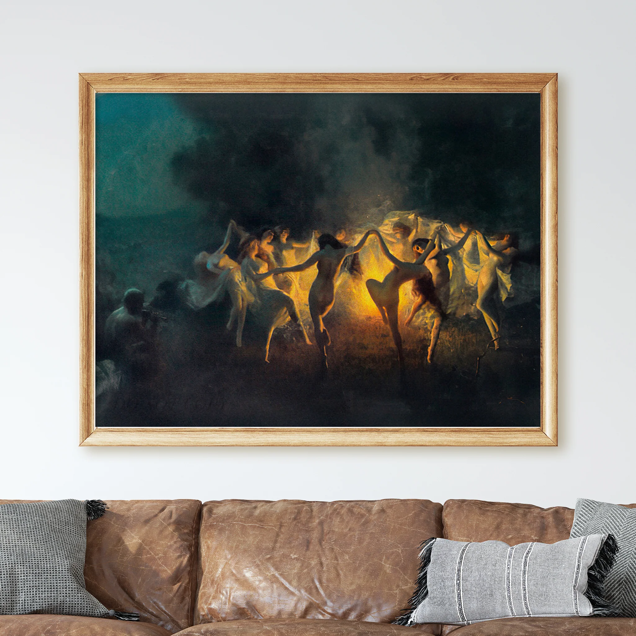 Nymphs Dancing to Pans Flute by Joseph Tomanek - Image 2
