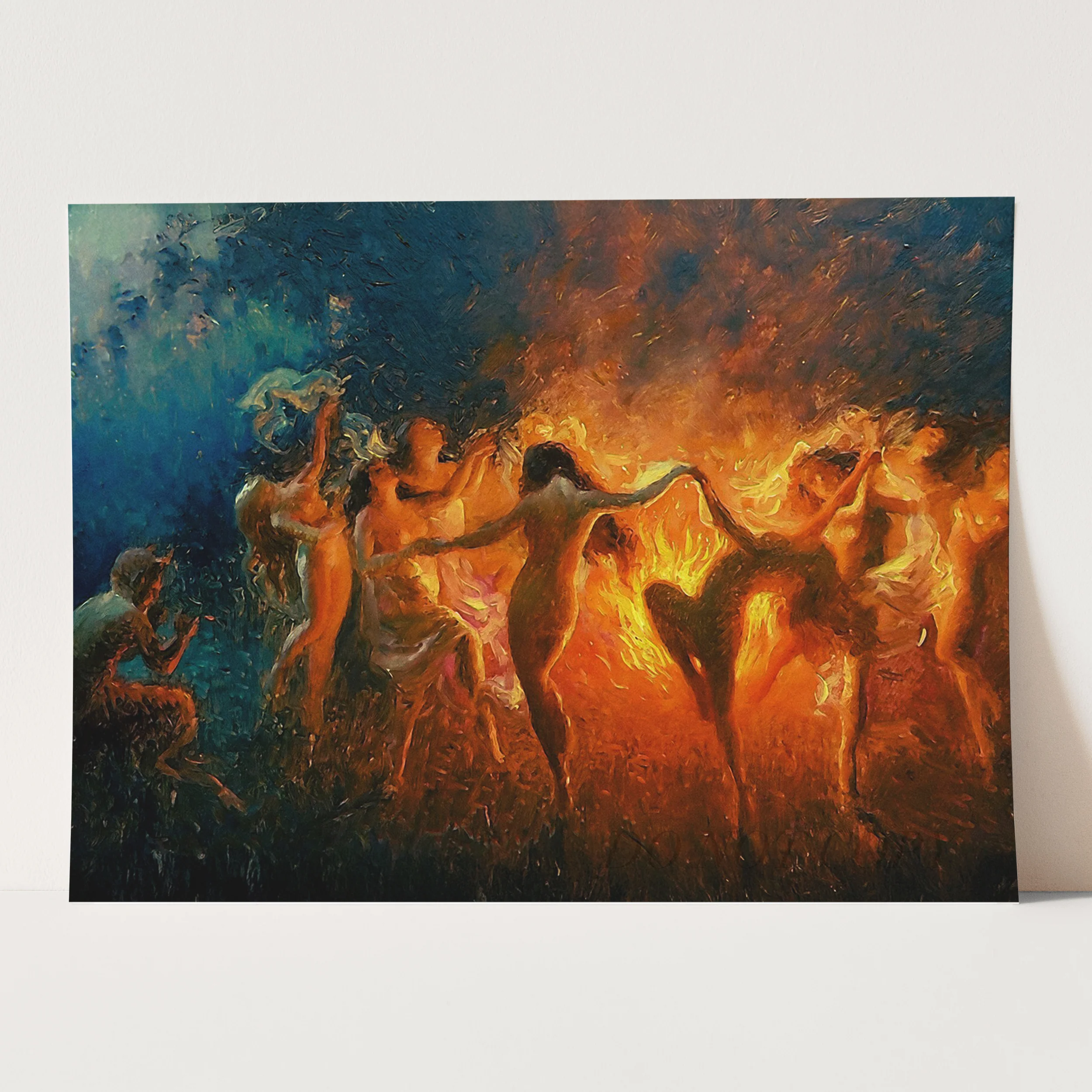 Nymphs Dancing to Pans Flute by Joseph Tomanek - Image 3