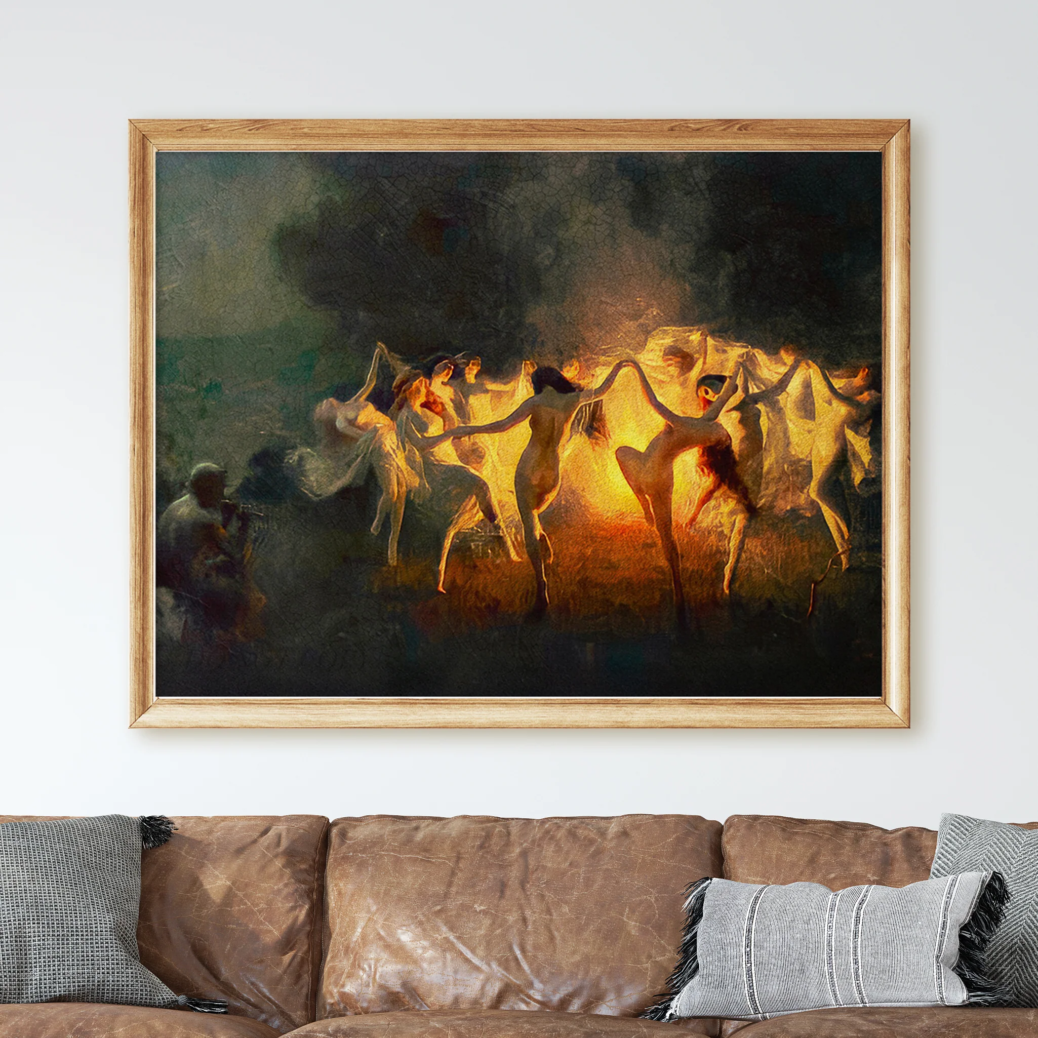 Nymphs Dancing to Pans Flute by Joseph Tomanek - Image 2