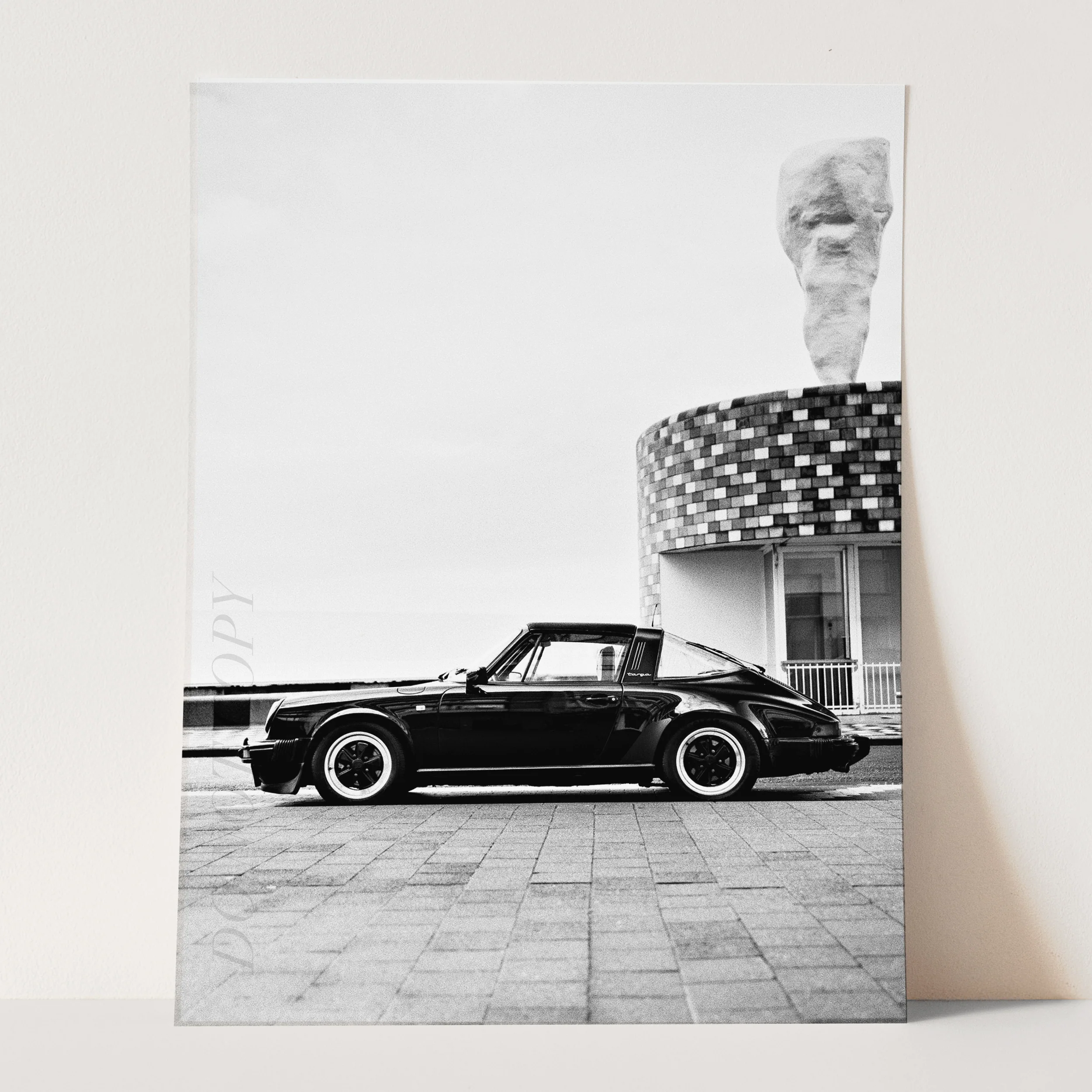 Old Black Porsche 911 Car - Image 3