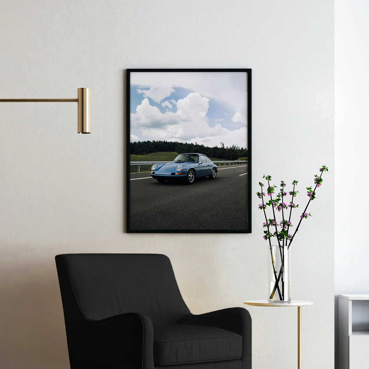 Old Blue Porsche - Image 2