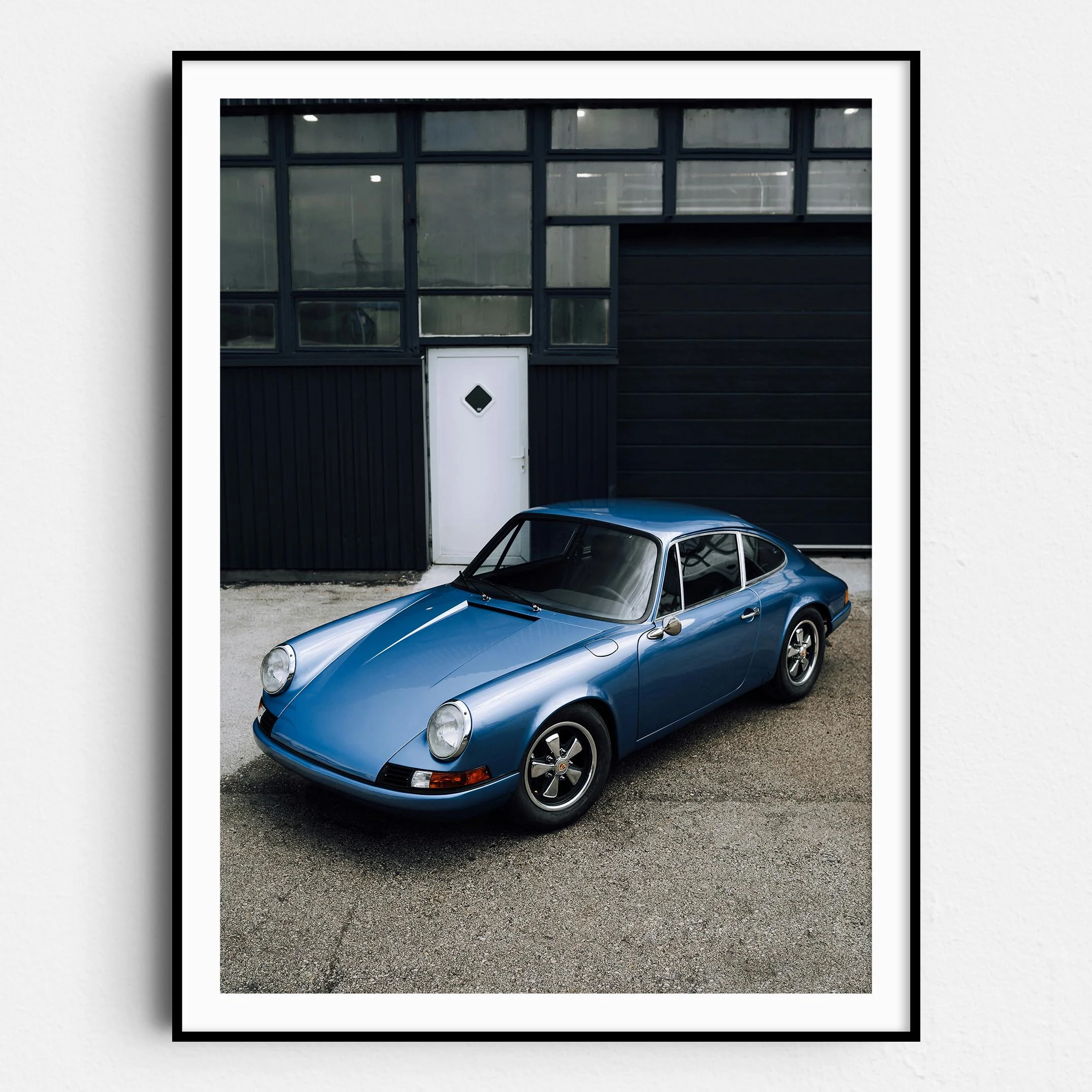 Old Blue Porsche 911