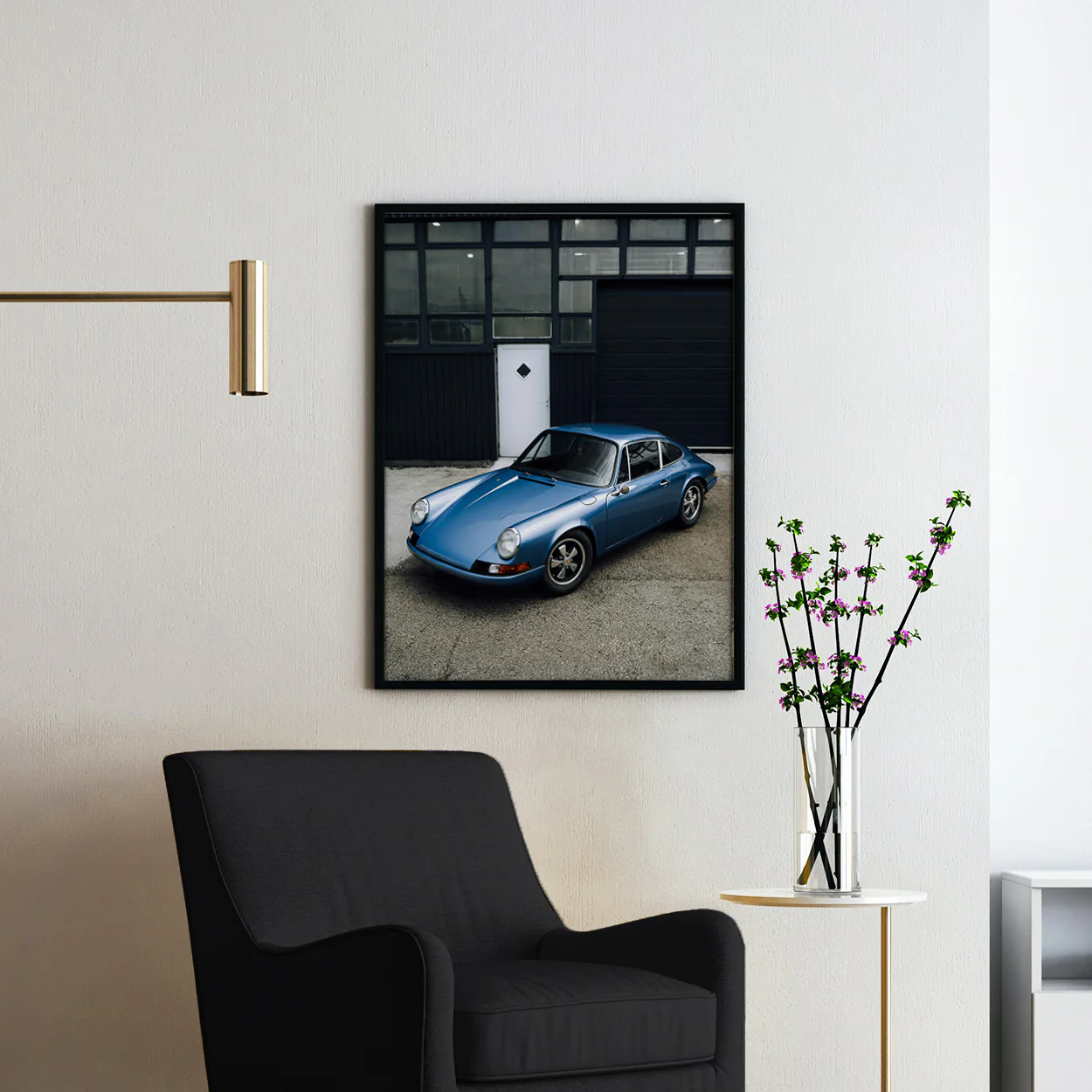 Old Blue Porsche 911 - Image 2