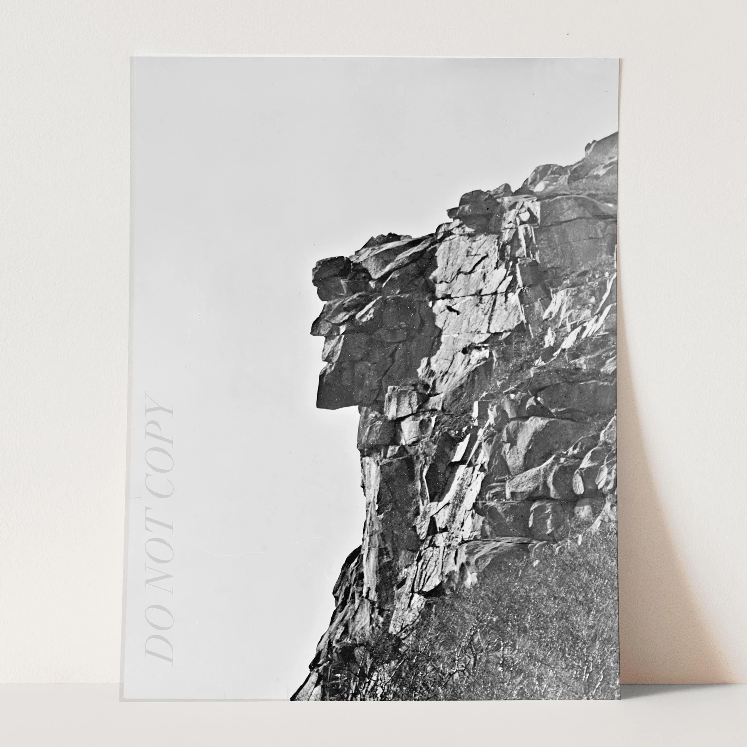 Old Man of the Mountain Great Stone Face White Mountains 1890 - Image 3