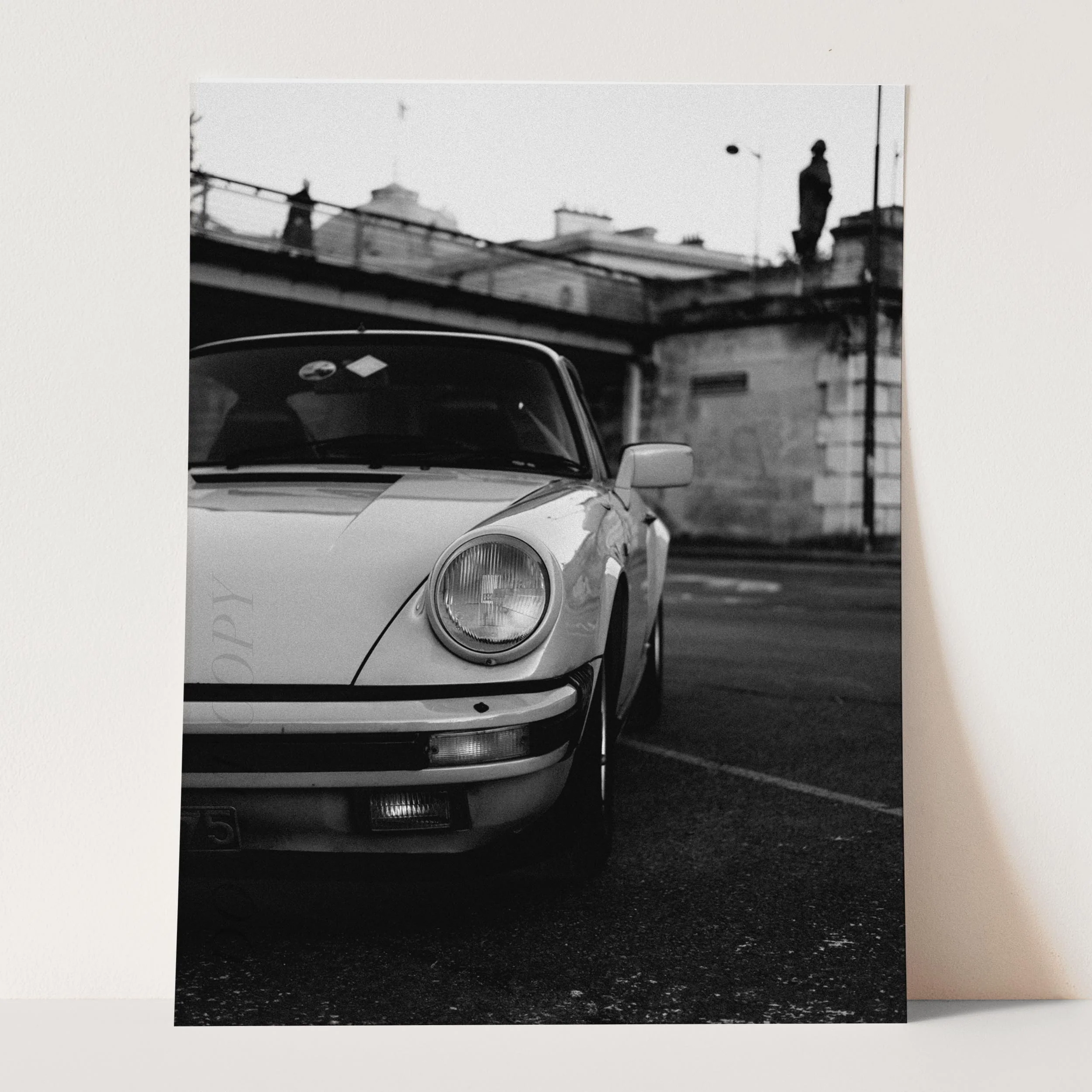 Old Porsche Front View - Image 3