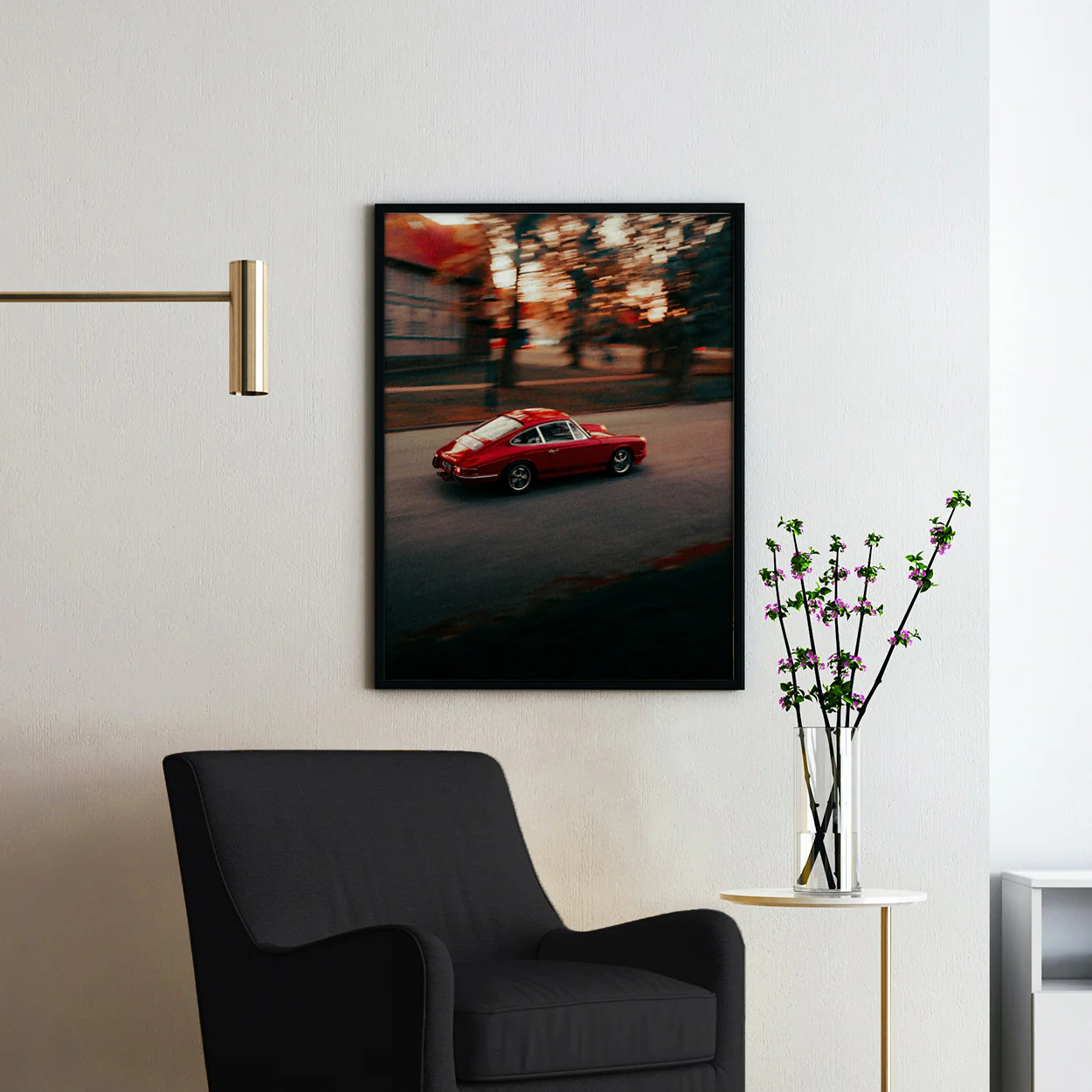 Old Red Porsche 911 - Image 2