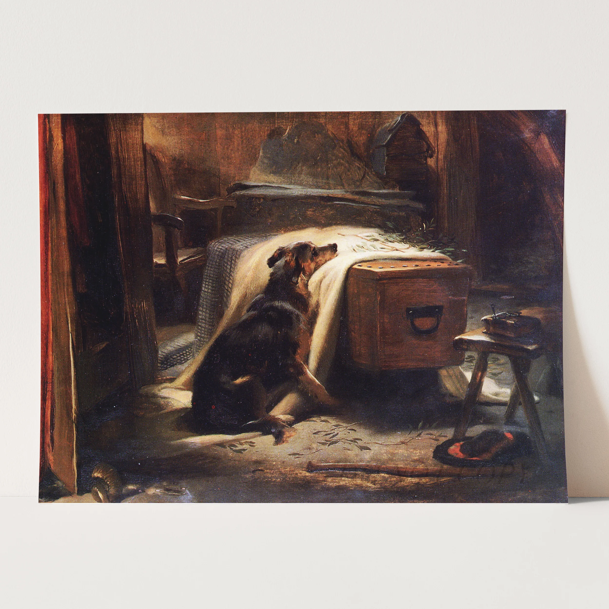 Old Shepherd's Chief Mourner by Edwin Landseer - Image 3
