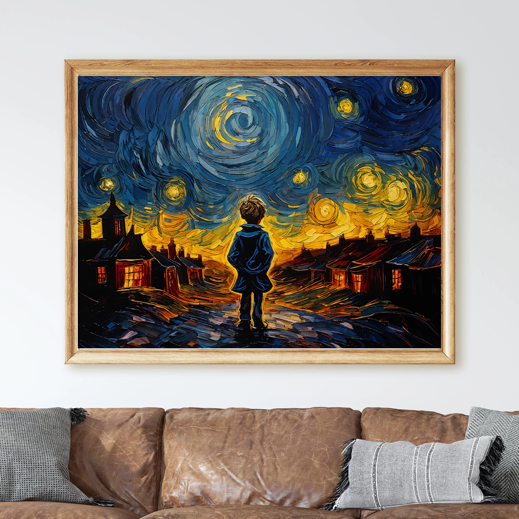 Oliver Twist As Van Gogh Starry Night - Image 2