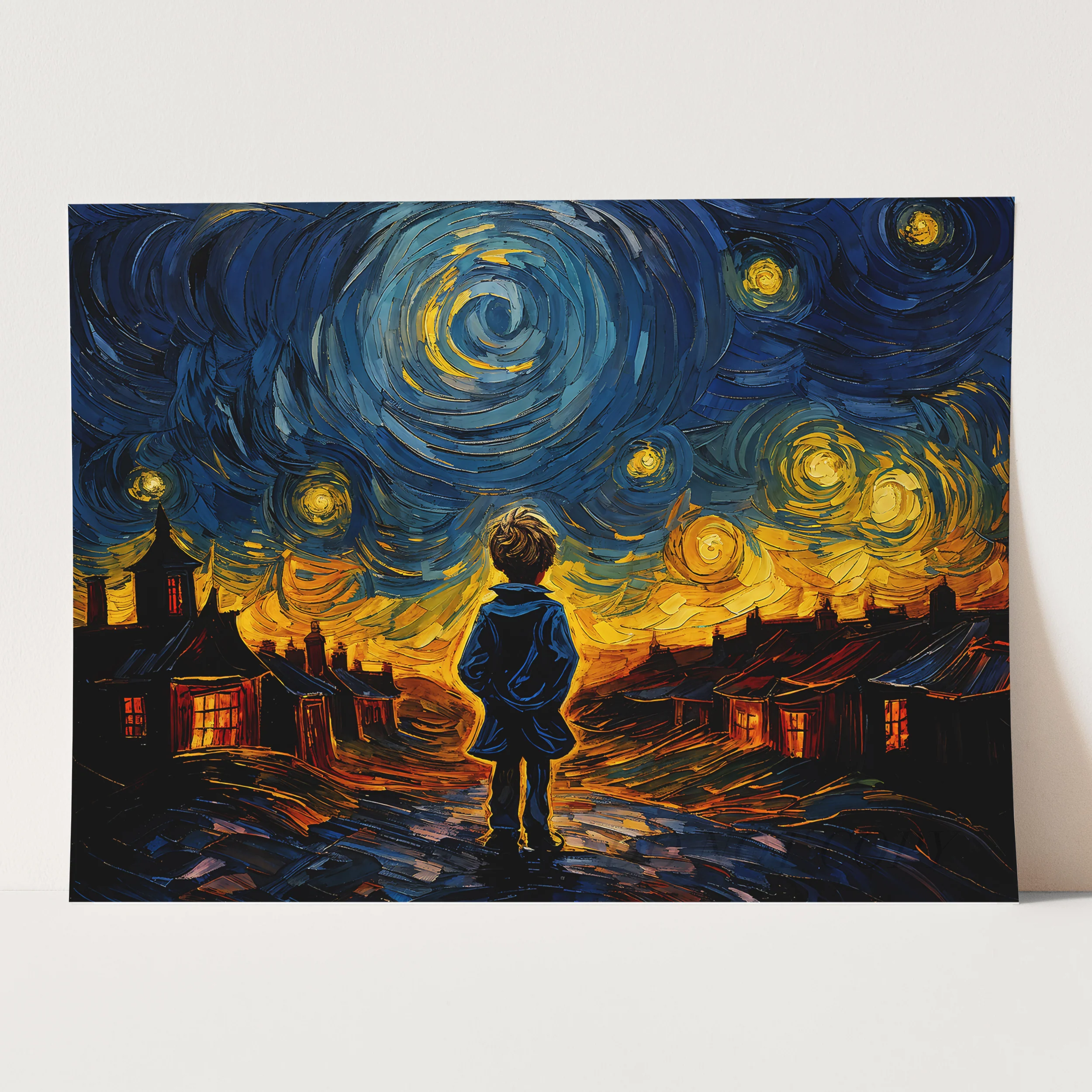 Oliver Twist As Van Gogh Starry Night - Image 3