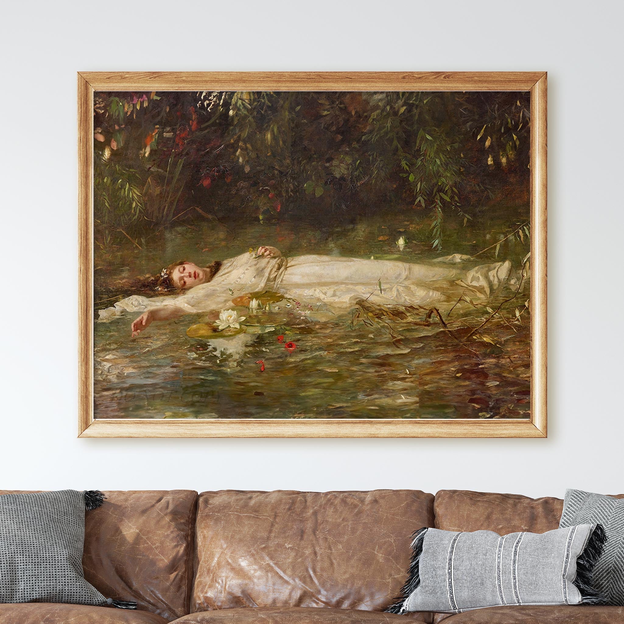 Ophelia by Friedrich Wilhelm Theodor Heyser - Image 2
