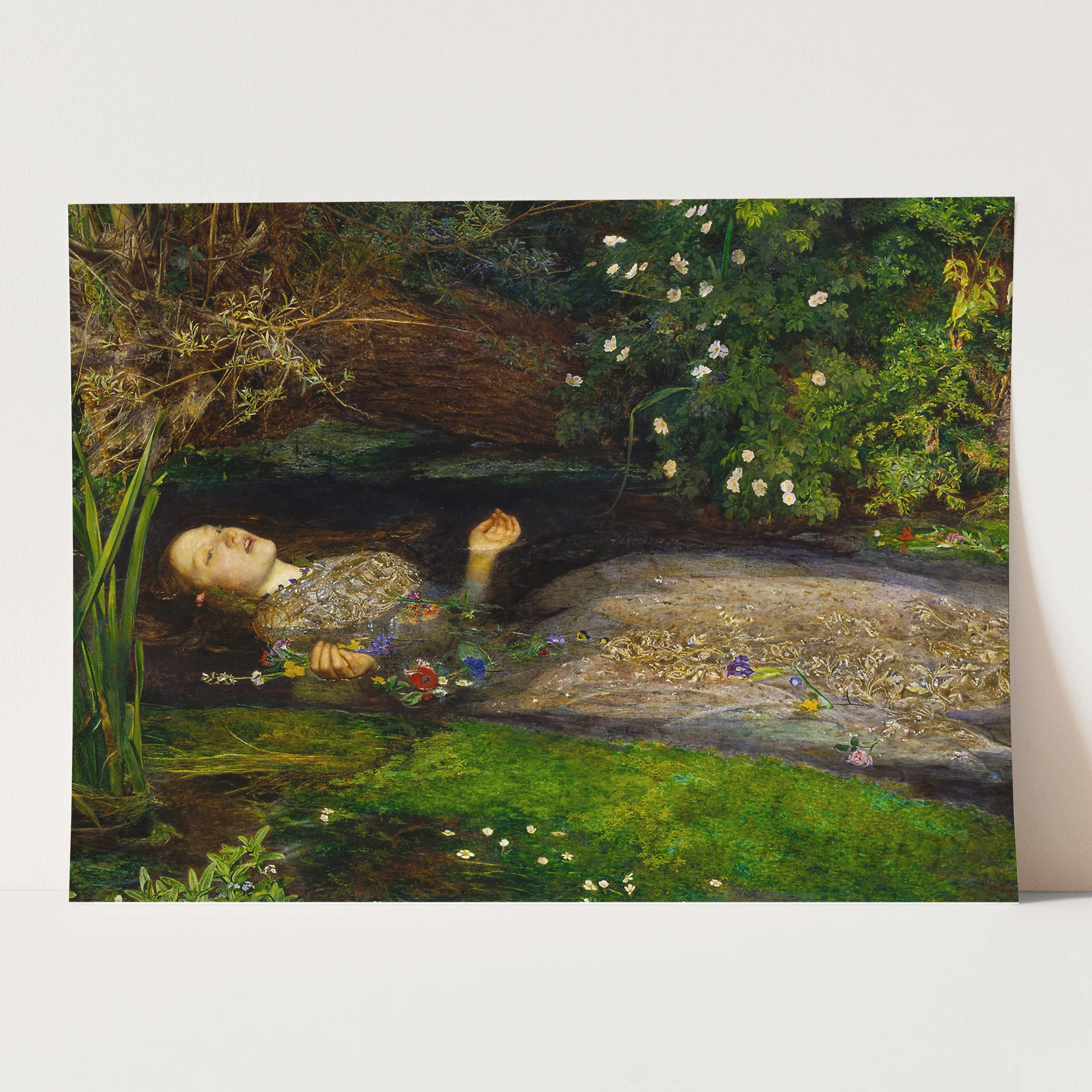 Ophelia from Shakespeare's Hamlet by John Everett Millais - Image 3