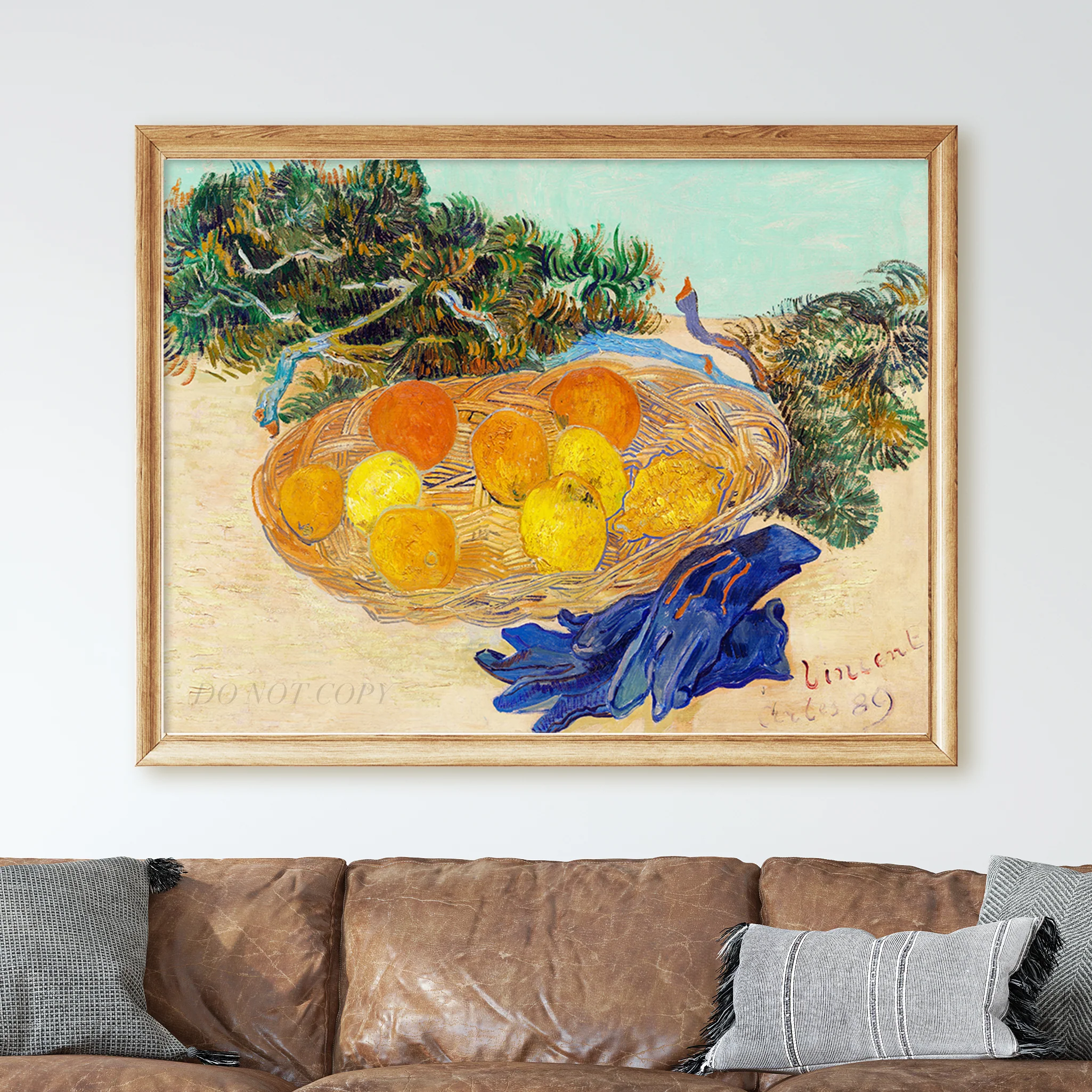 Oranges and Lemons with Blue Gloves (1889) by Van Gogh - Image 2