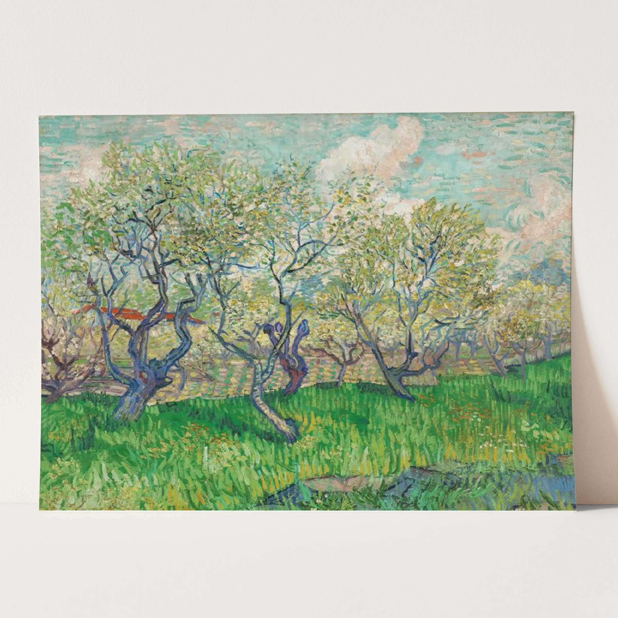 Orchard in Blossom (1889) by Van Gogh - Image 3