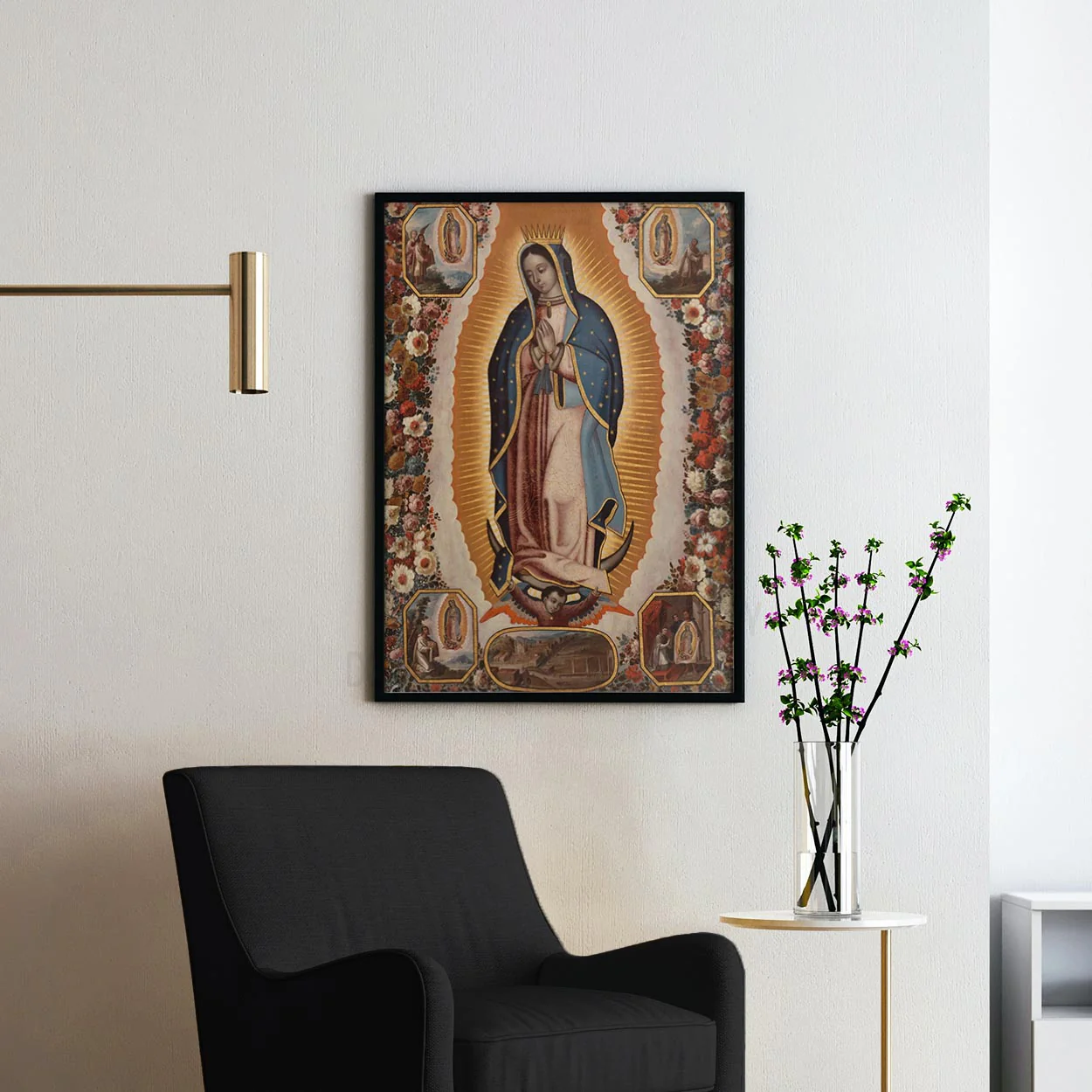 Our Lady of Guadalupe Mary and Jesus - Image 2