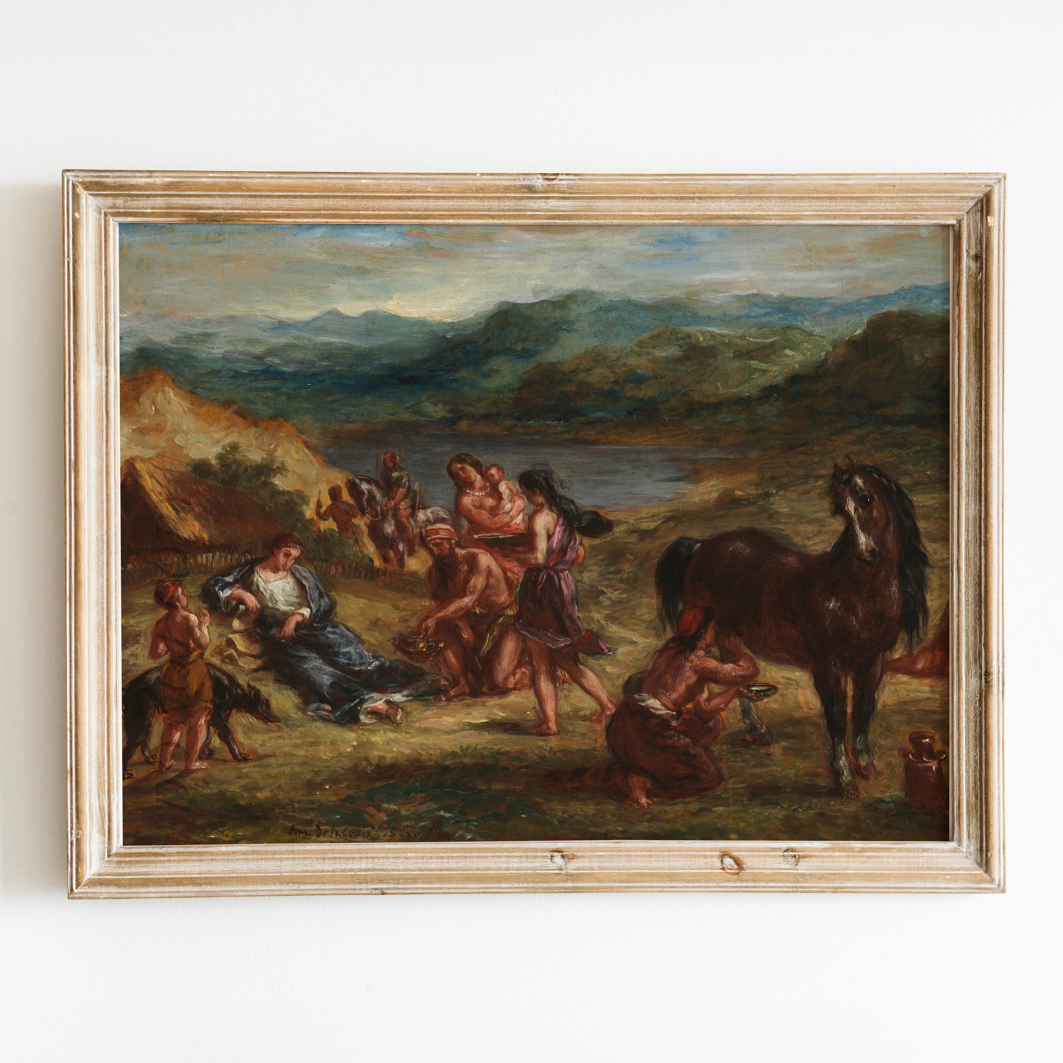 Ovid Among The Scythians (1859-1862) by Eugène Delacroix