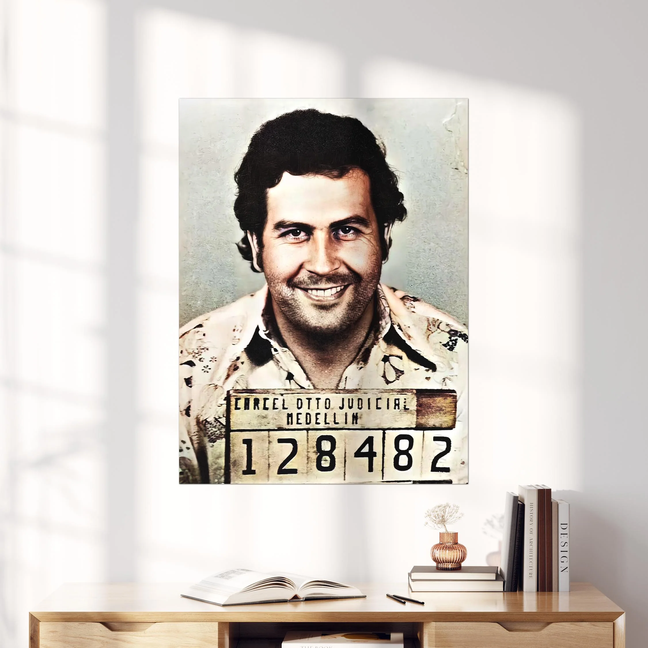 Pablo Escobar Prison Mug Shot - Image 4