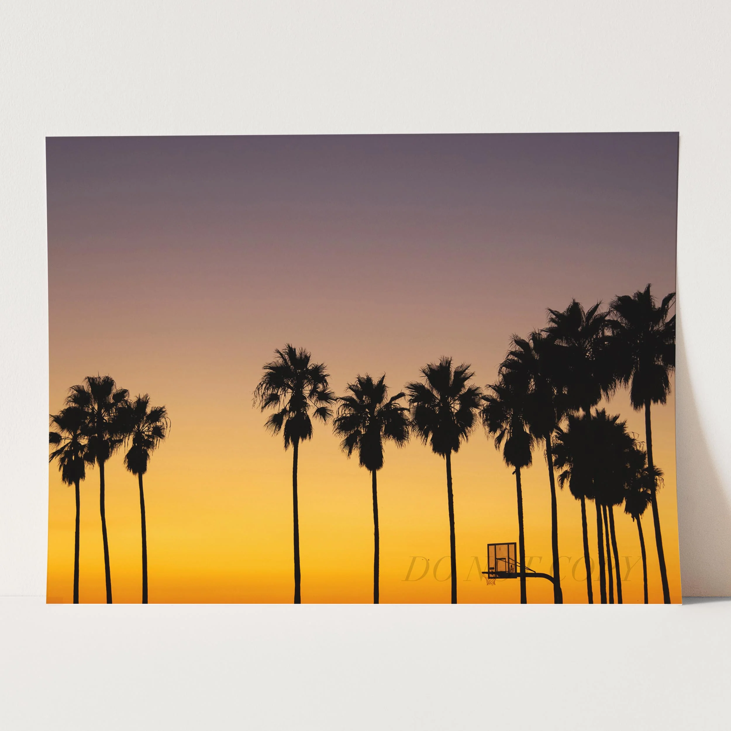 Palm Tree Sunset Basketball - Image 3