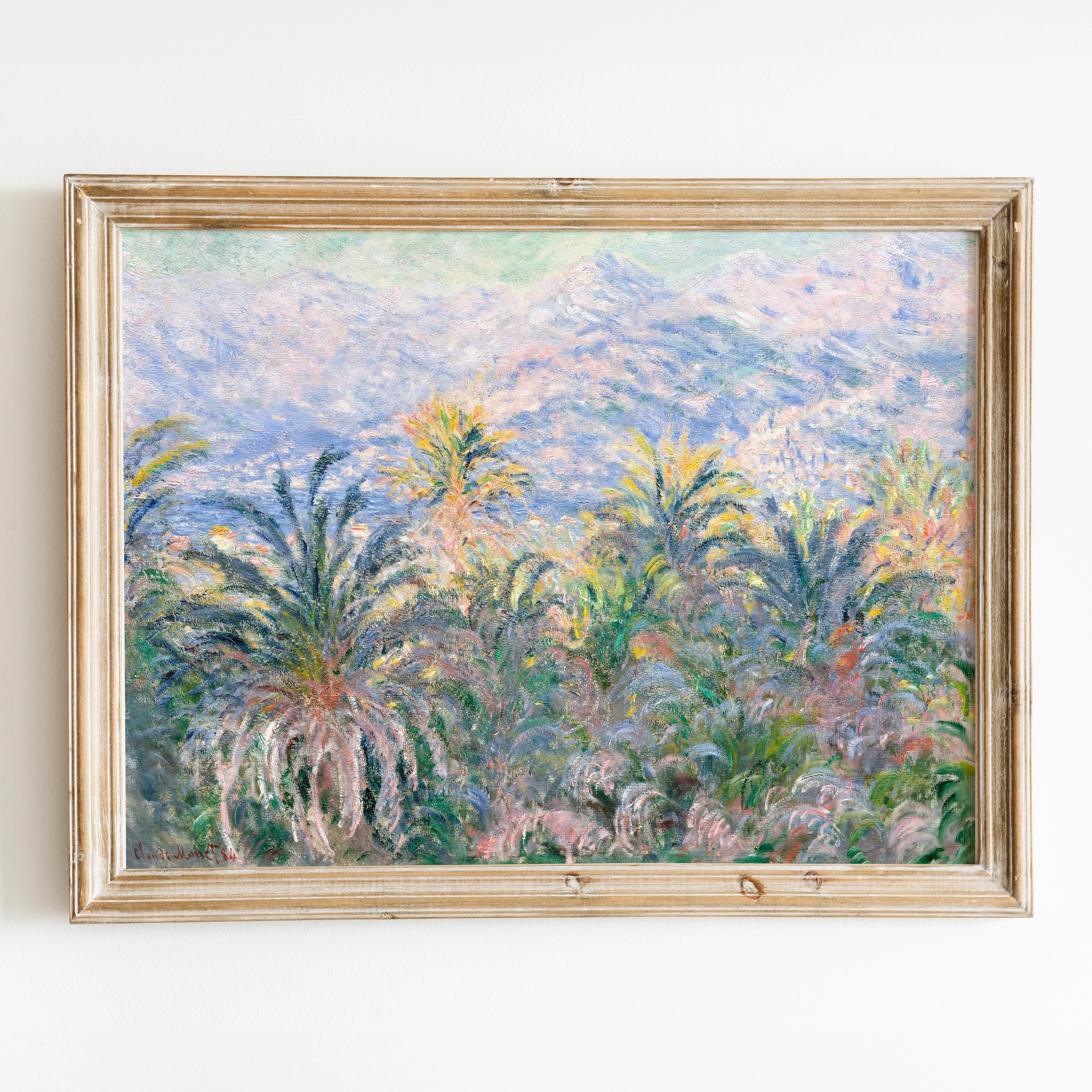 Palm Trees at Bordighera (1884) by Claude Monet