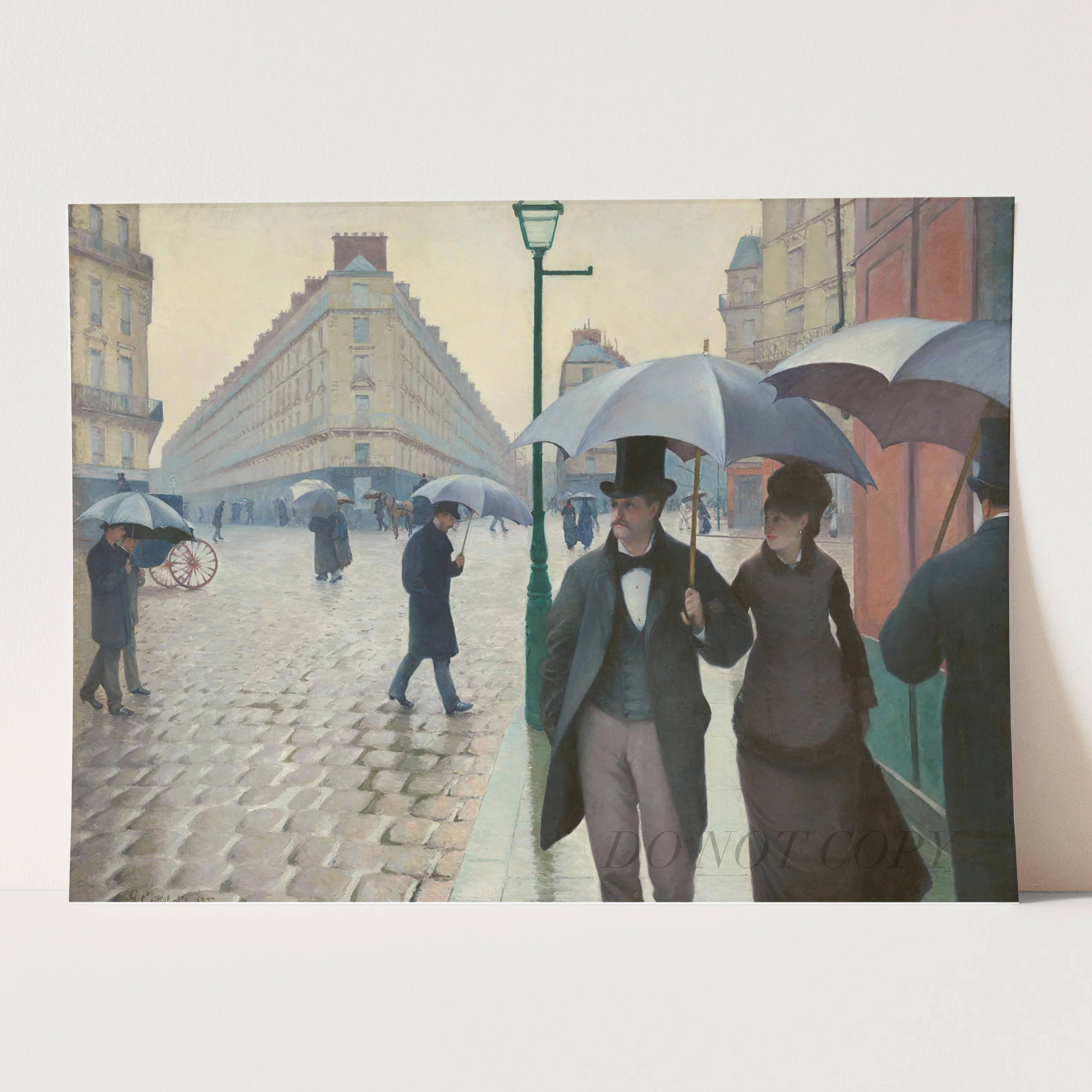 Paris Street; Rainy Day (1877) by Gustave Caillebotte - Image 3