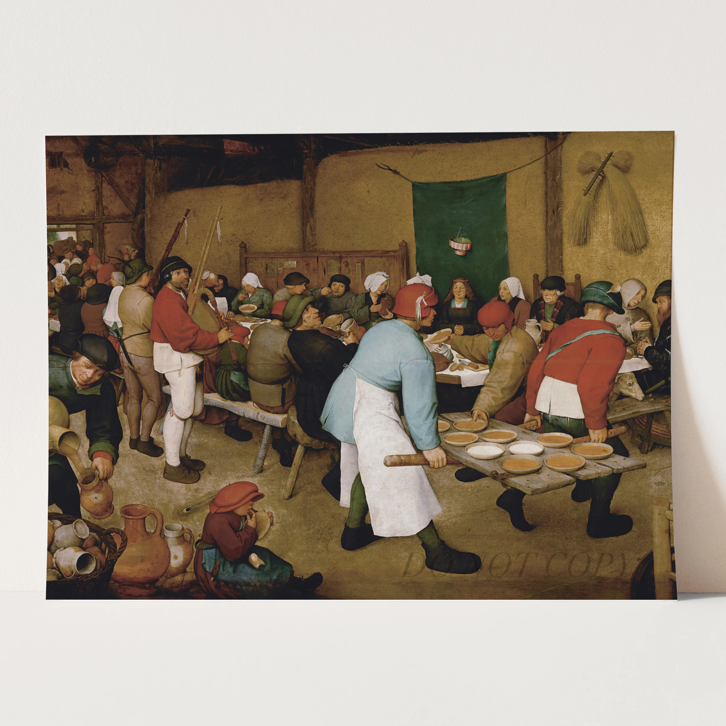 Peasant Wedding by Pieter Bruegel the Elder - Image 3
