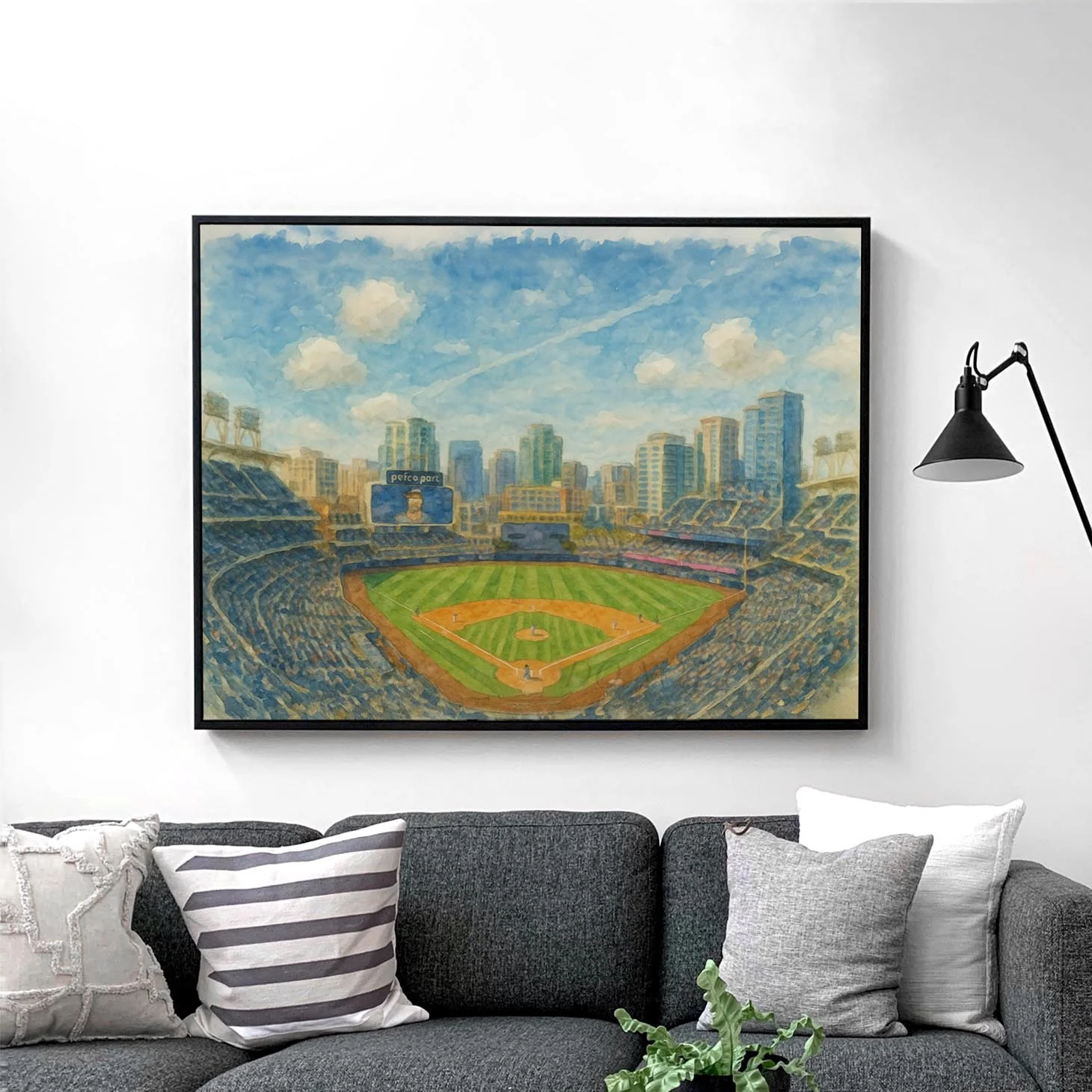Petco Park Watercolor Painting - Image 2