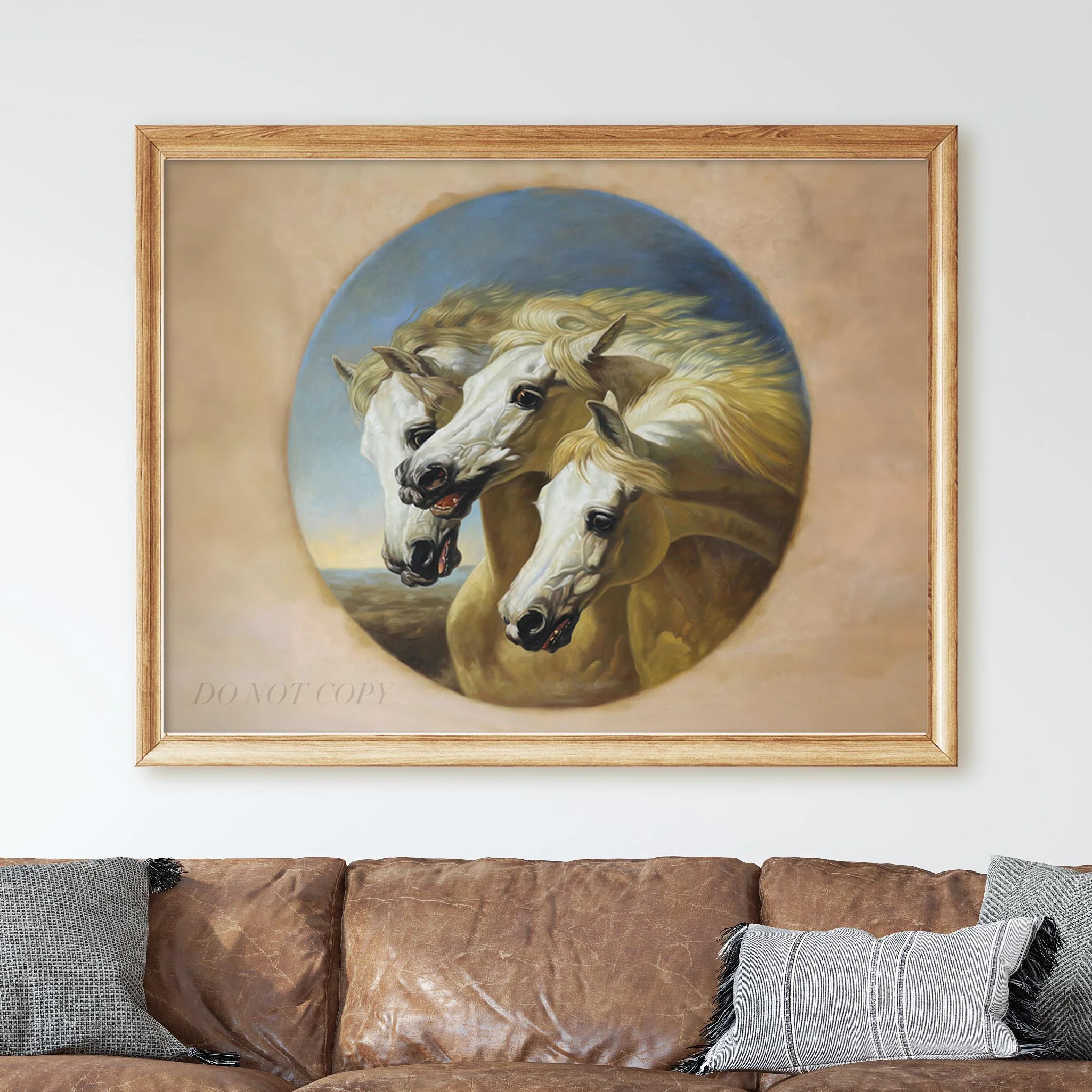 Pharaoh's Horses by John Frederick Herring - Image 3