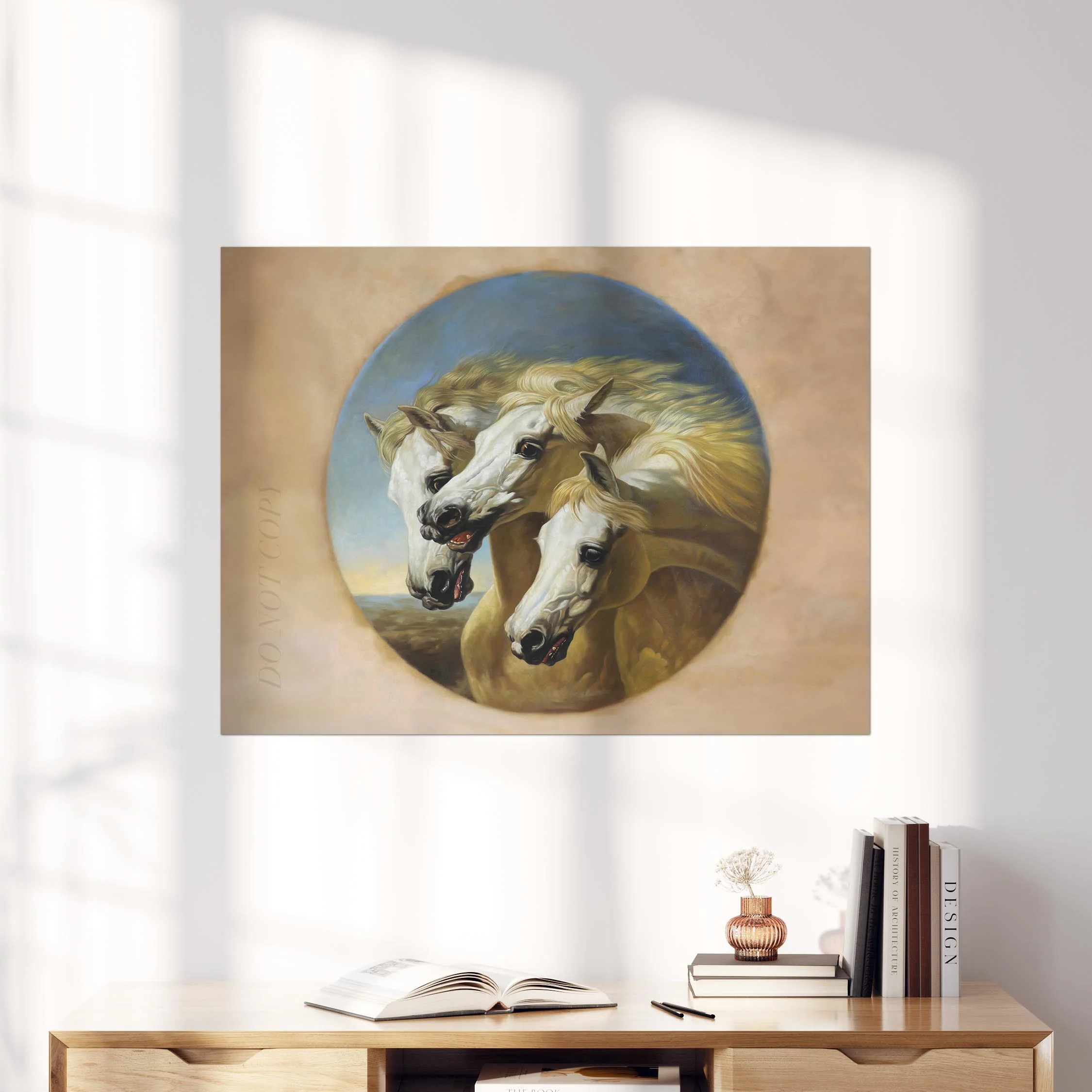Pharaoh's Horses by John Frederick Herring - Image 4