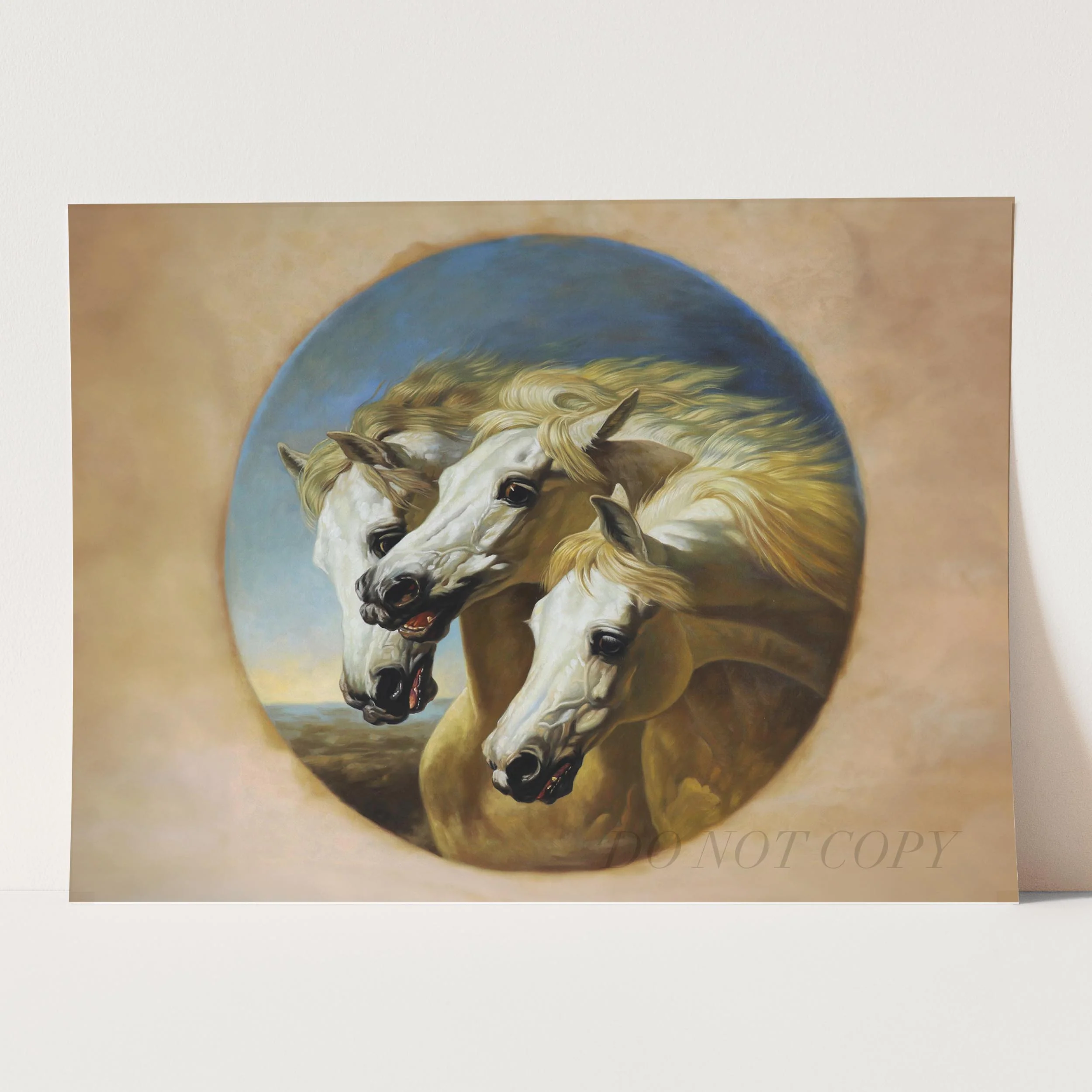 Pharaoh's Horses by John Frederick Herring - Image 5