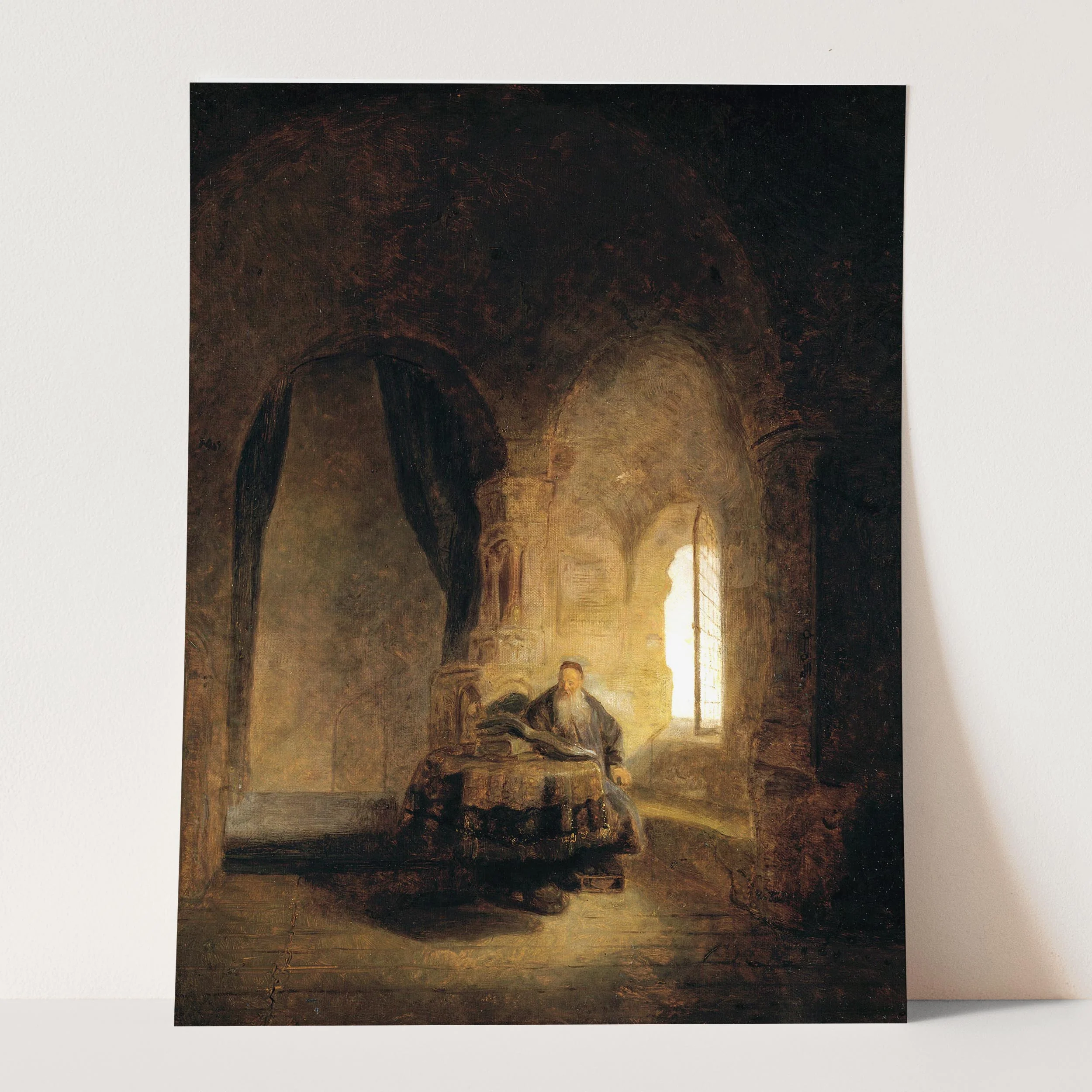 Philosopher Reading by Rembrandt - Image 5