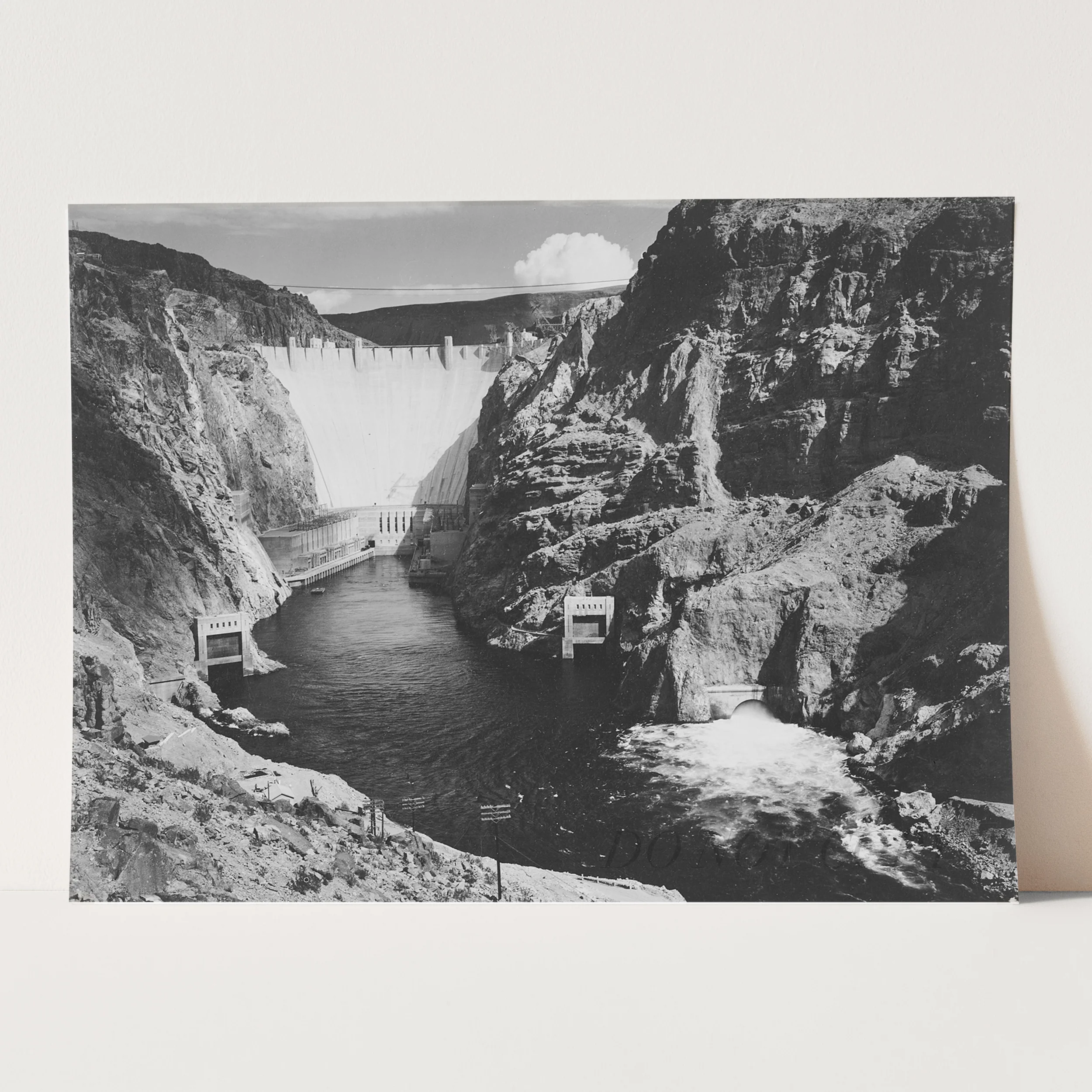 Photograph of the Boulder Dam Across the Colorado River 1941 - Image 3