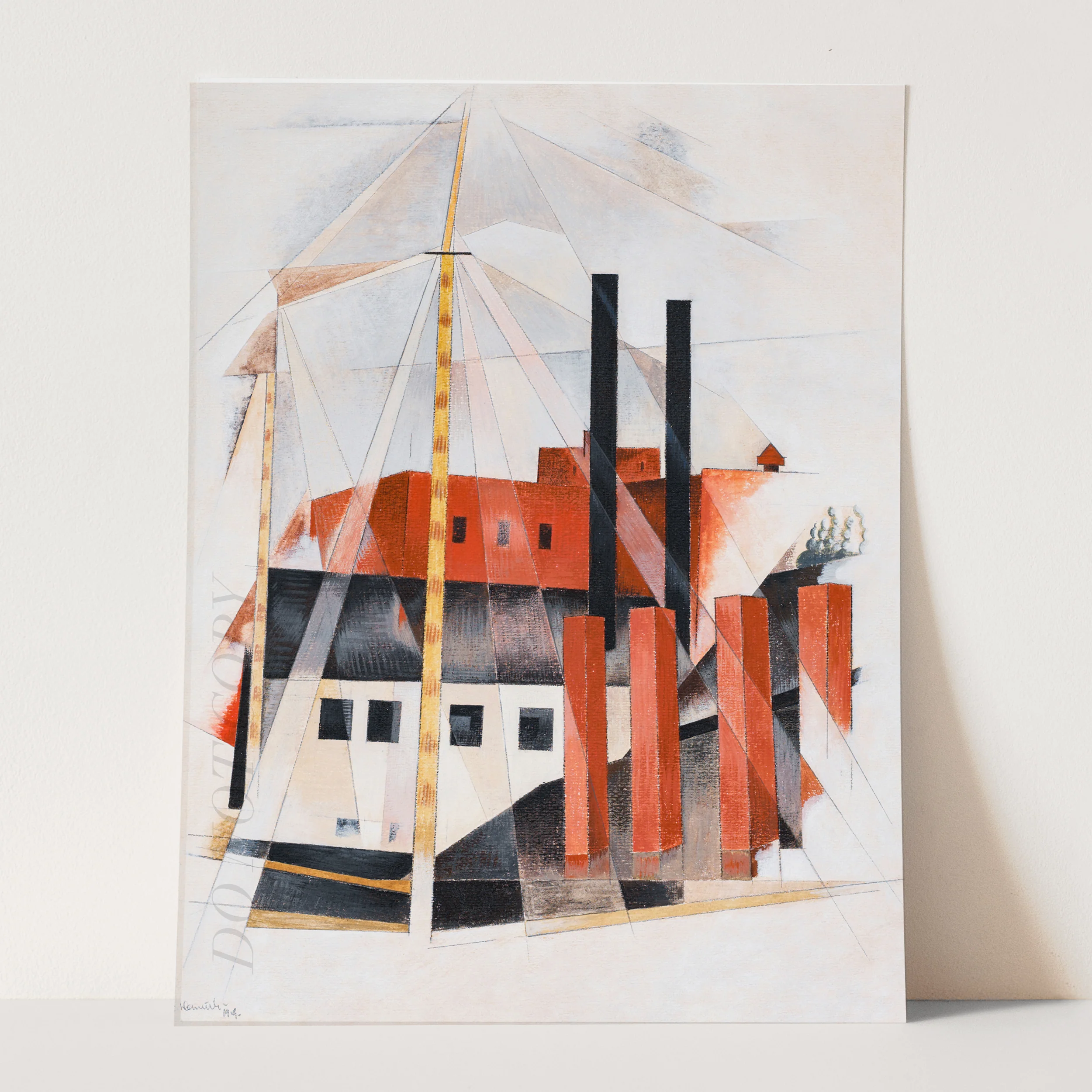 Piano Mover's Holiday (1919) by Charles Demuth - Image 3