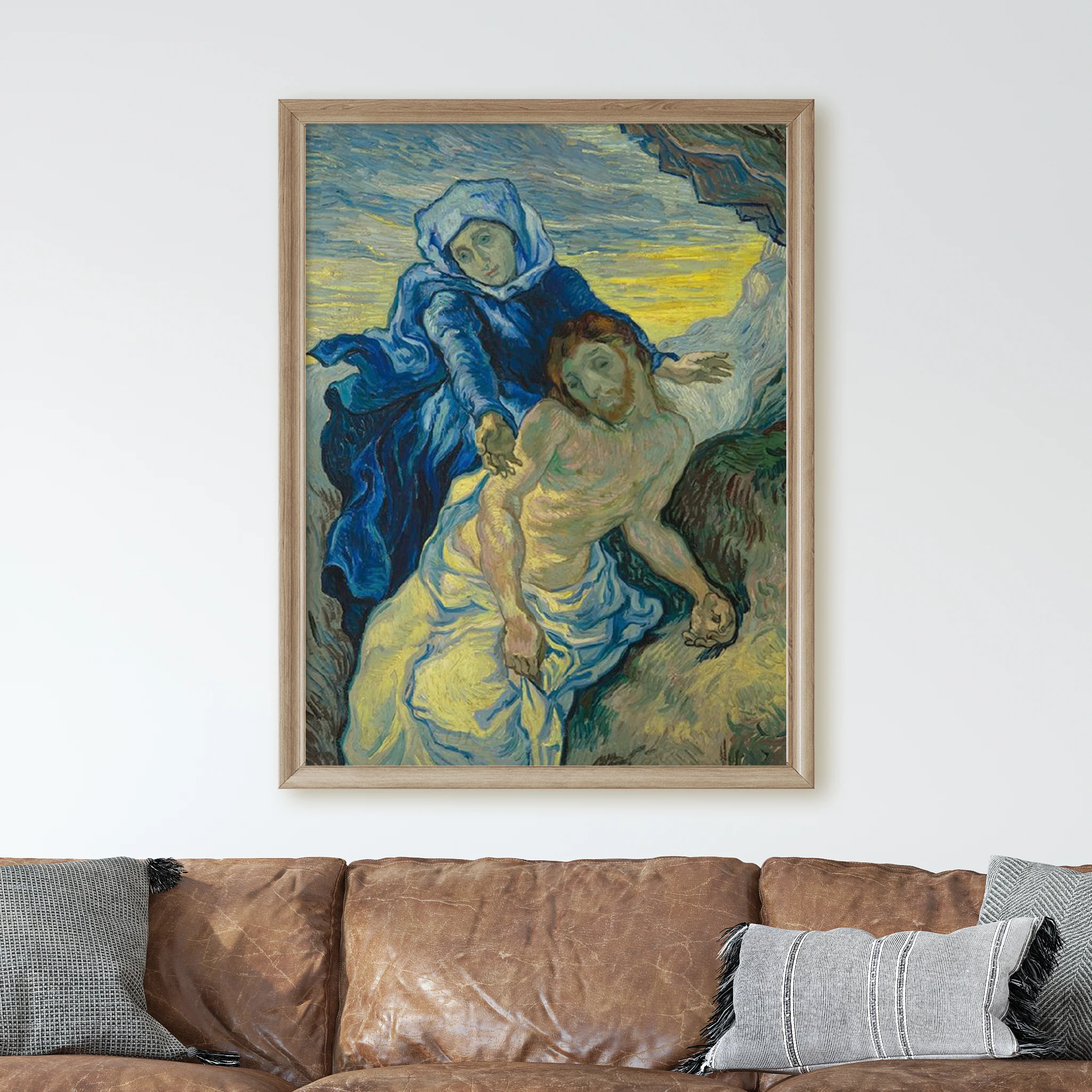 Pietà (after Delacroix) (1889) by Van Gogh - Image 2