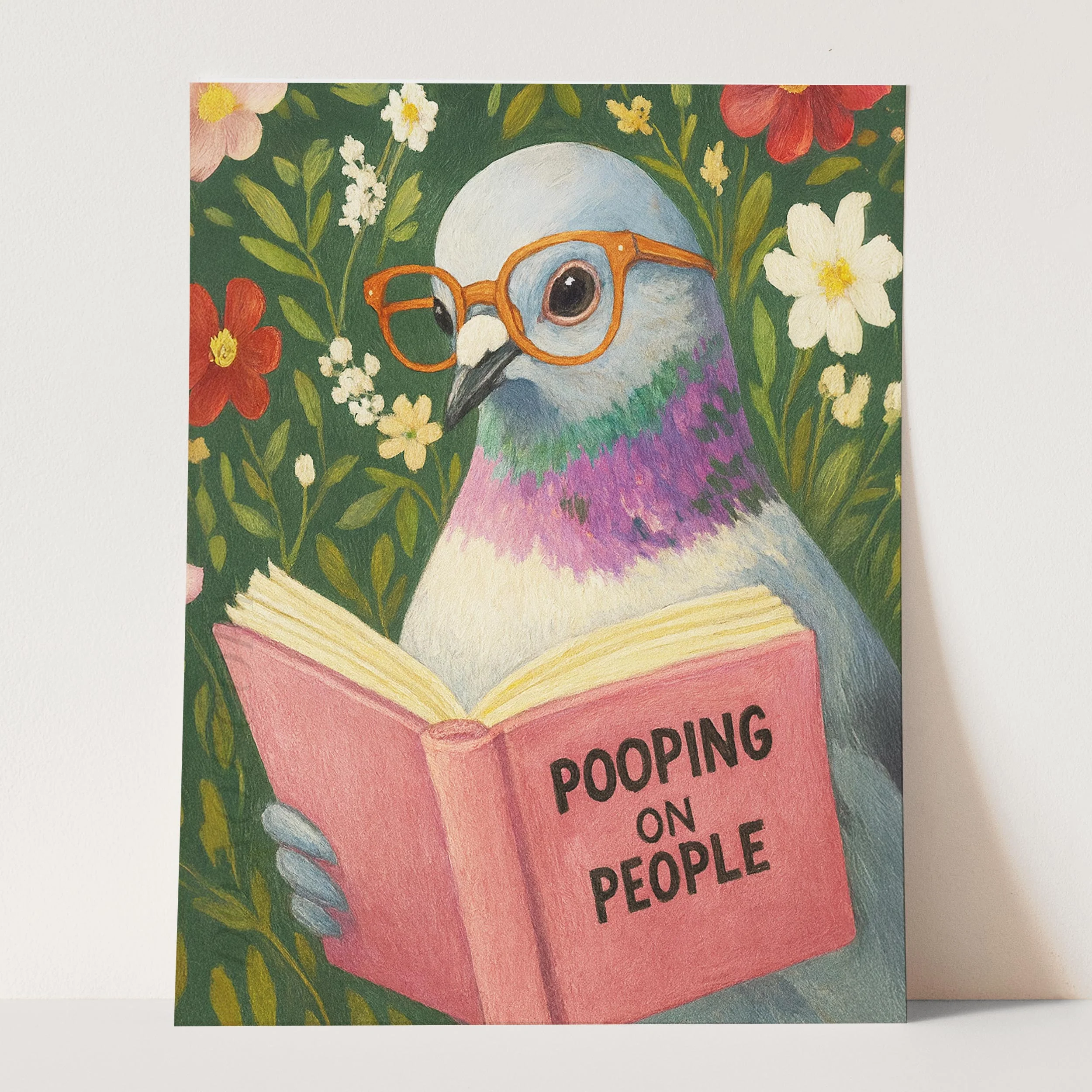 Pigeon Reading Pooping On People Book - Image 3