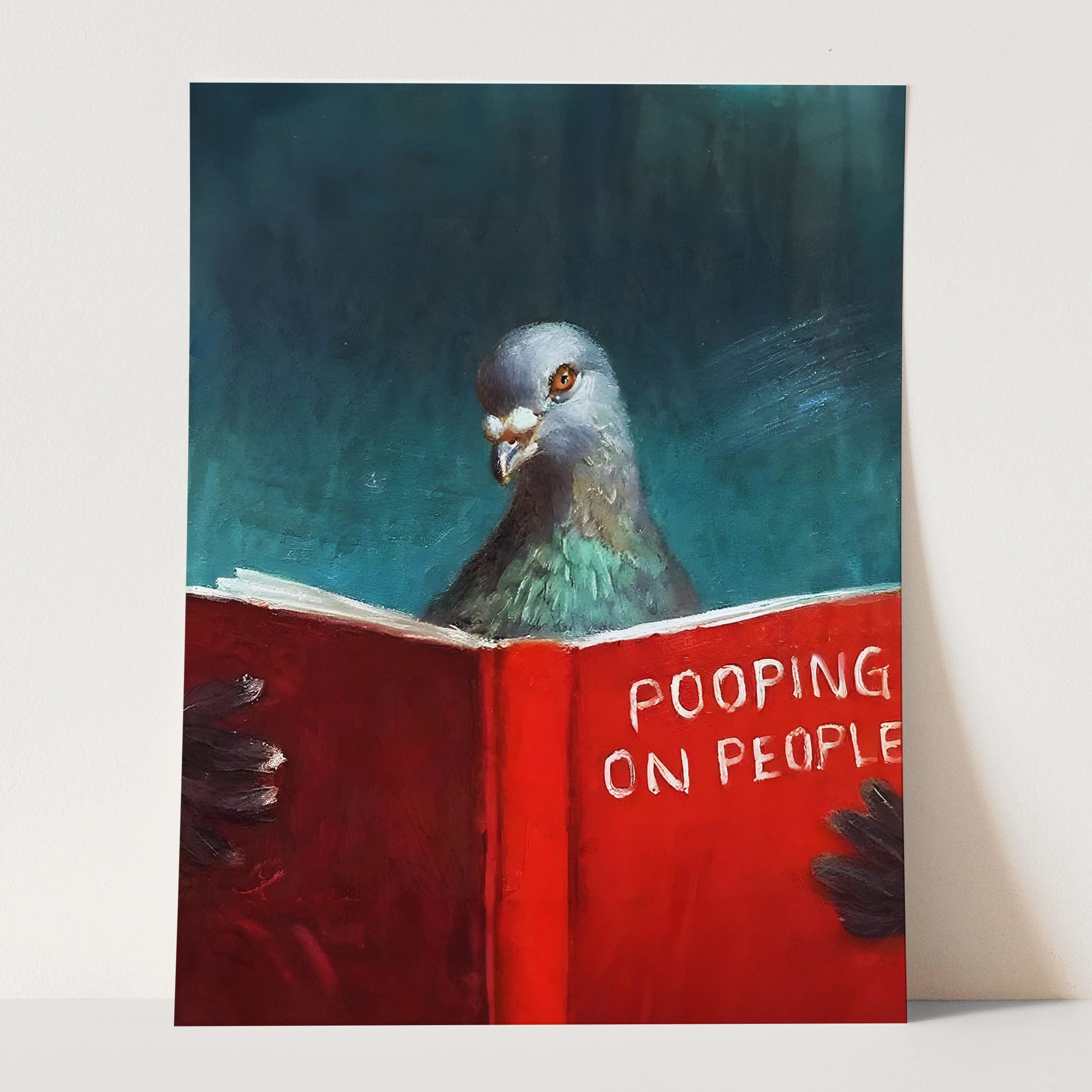 Pigeon Reading Pooping On People Book - Image 3