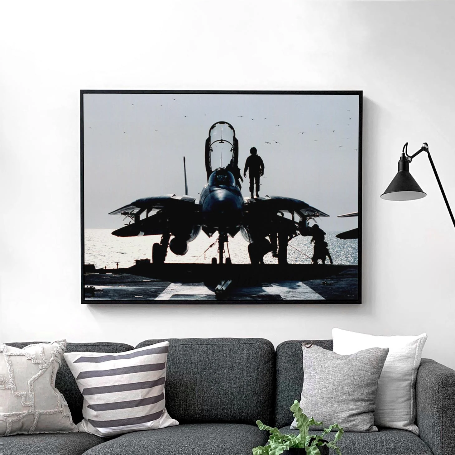 Pilots Prepares F-14 Airplane for Mission - Image 2